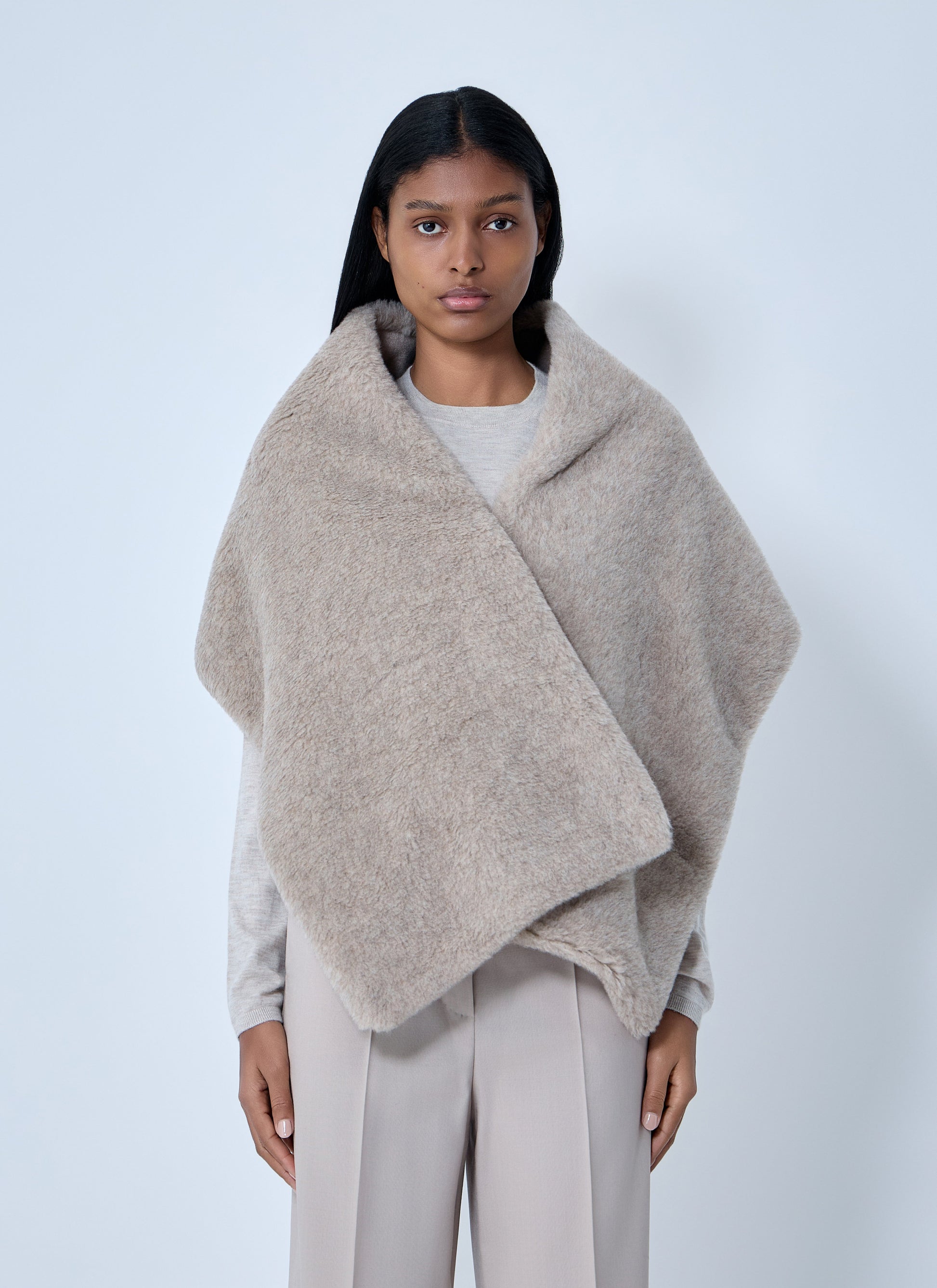 Max Mara Women Fringed Wool Scarf MAX MARA