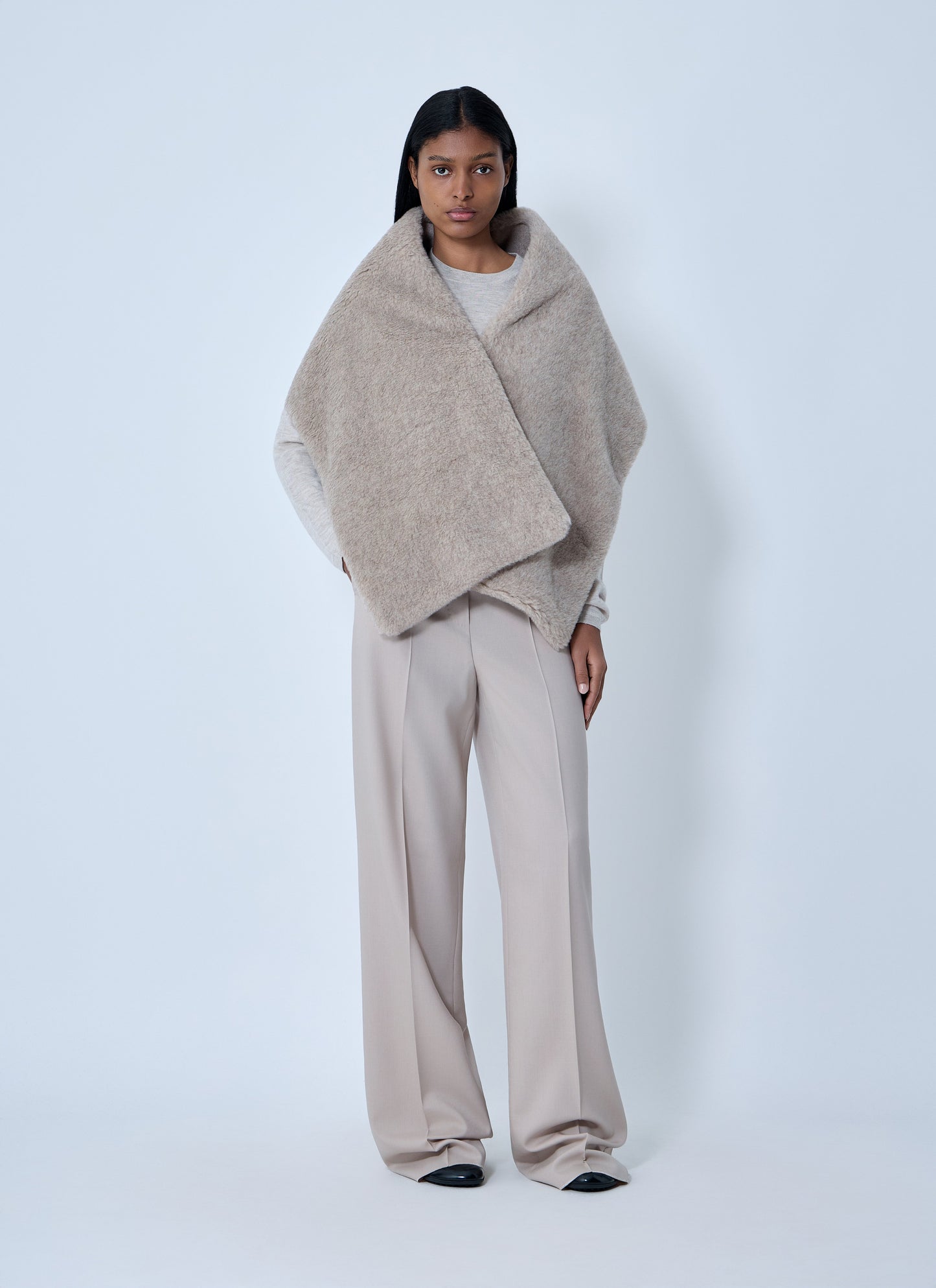 Max Mara Women Fringed Wool Scarf MAX MARA