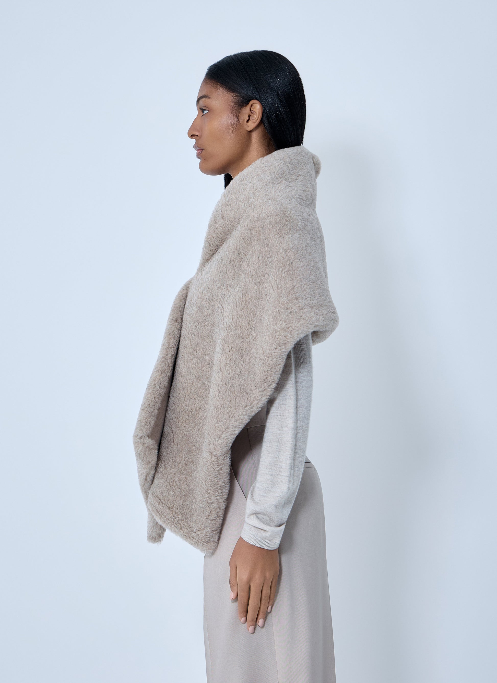 Max Mara Women Fringed Wool Scarf MAX MARA