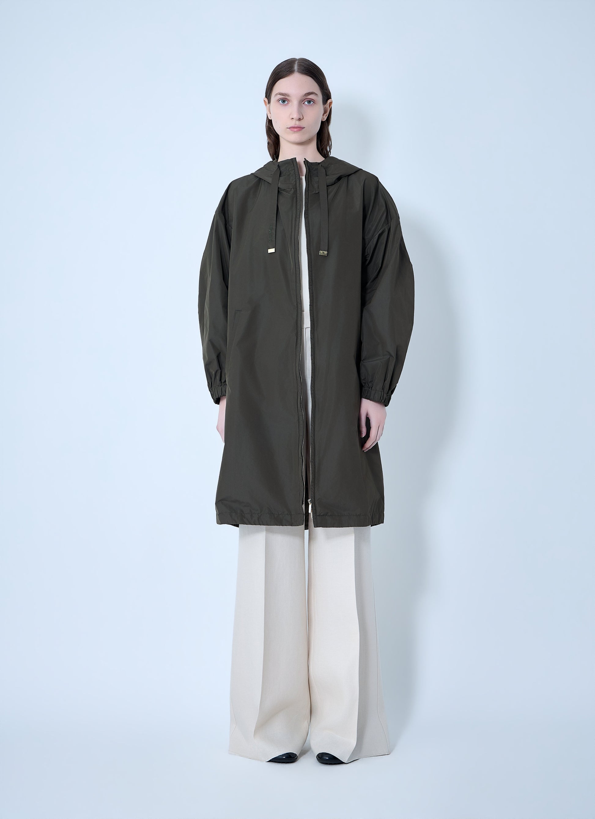 Max Mara Women Belted Hooded Coat MAX MARA