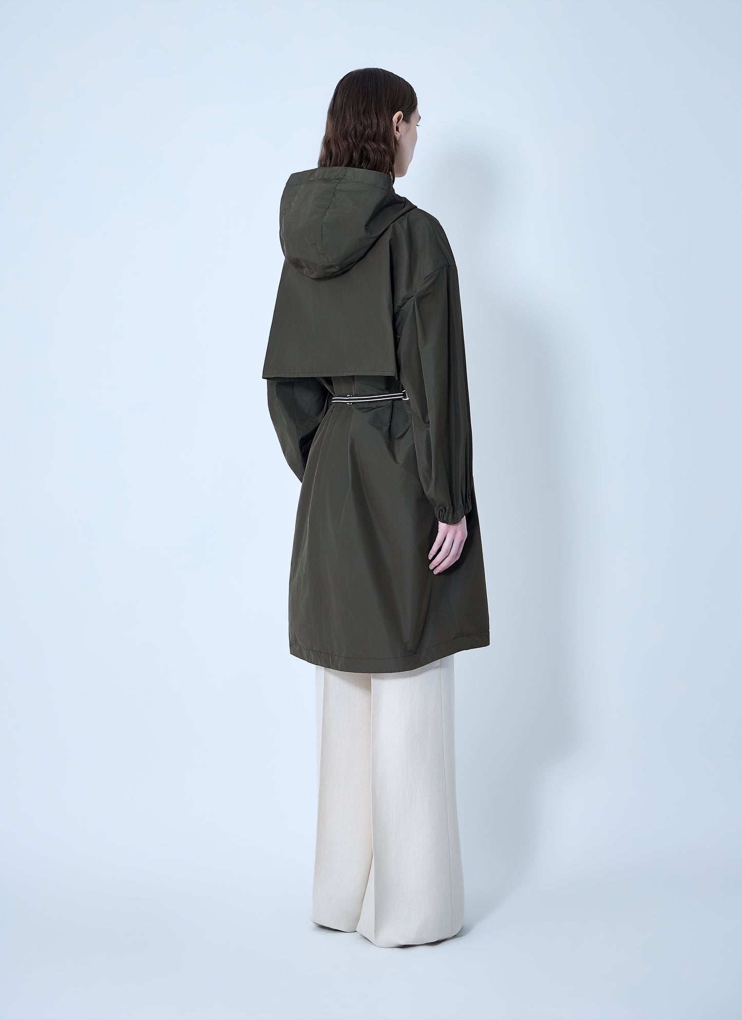 Max Mara Women Belted Hooded Coat MAX MARA