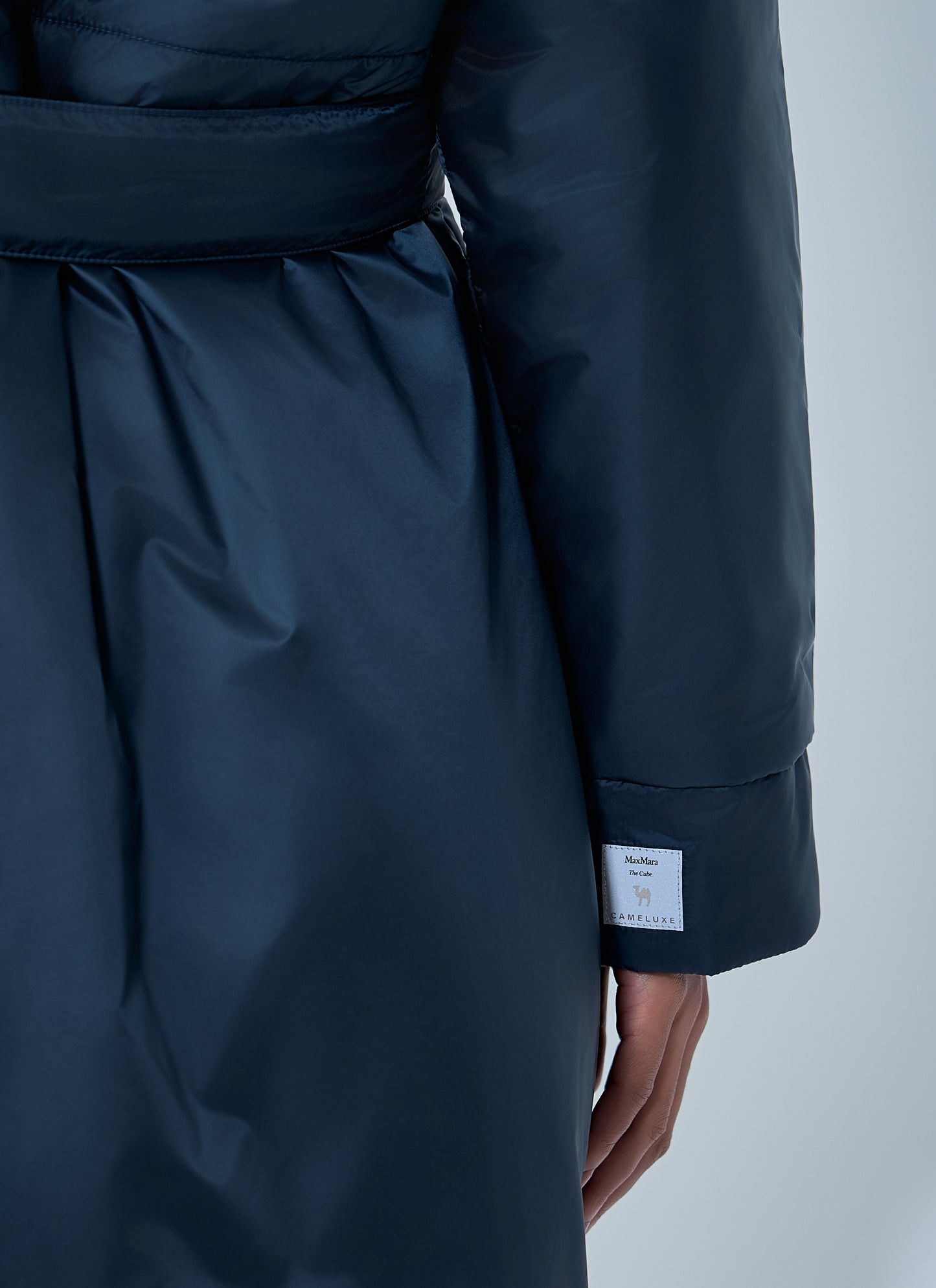 Max Mara Women Hooded Quilted Coat With Belt MAX MARA