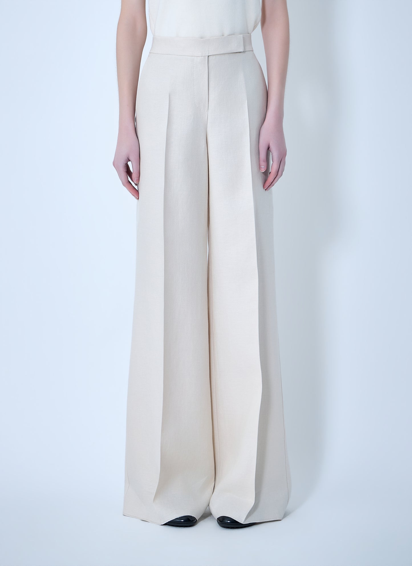 Max Mara Women Badesse Tailored Linen Pants MAX MARA