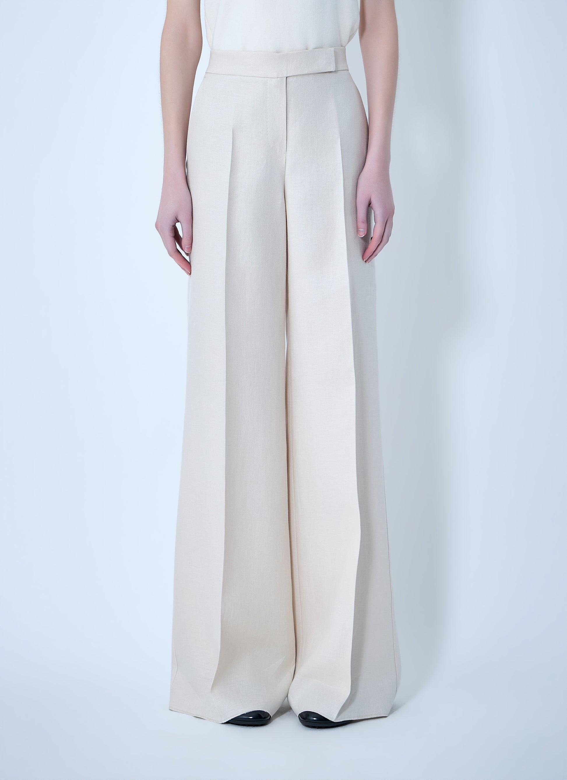 Max Mara Women Badesse Tailored Linen Pants MAX MARA