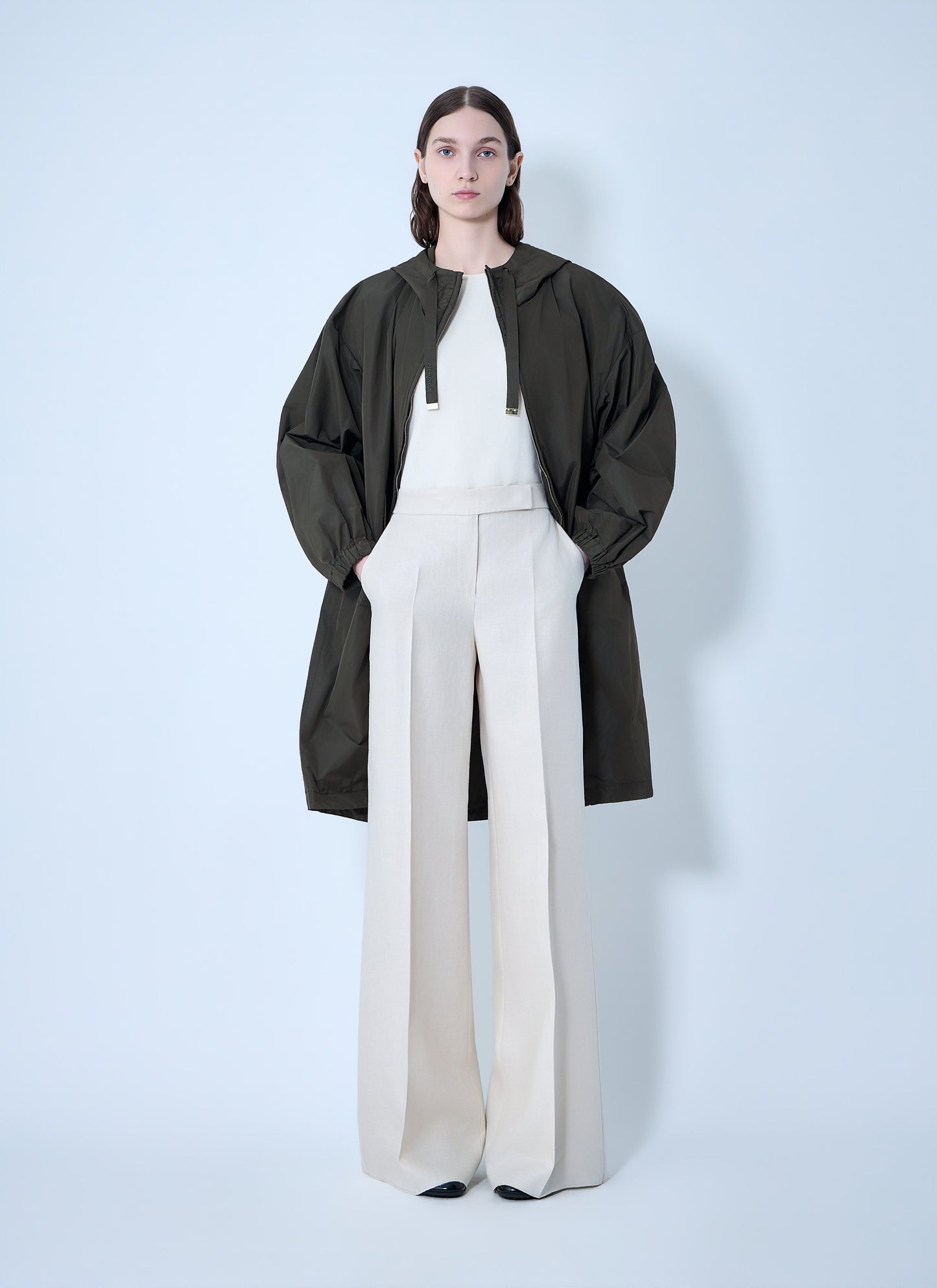 Max Mara Women Badesse Tailored Linen Pants MAX MARA