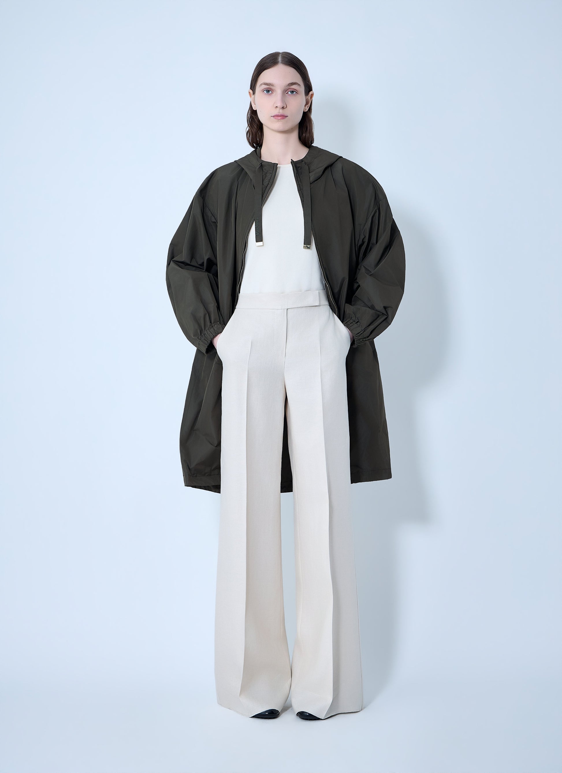 Max Mara Women Badesse Tailored Linen Pants MAX MARA
