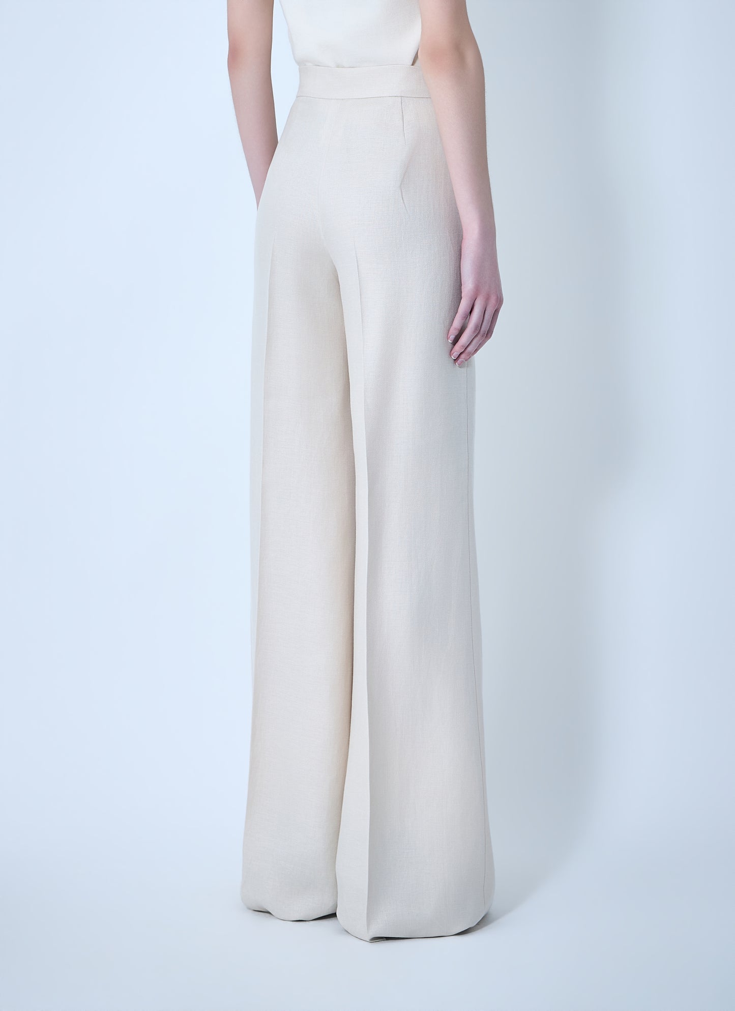 Max Mara Women Badesse Tailored Linen Pants MAX MARA