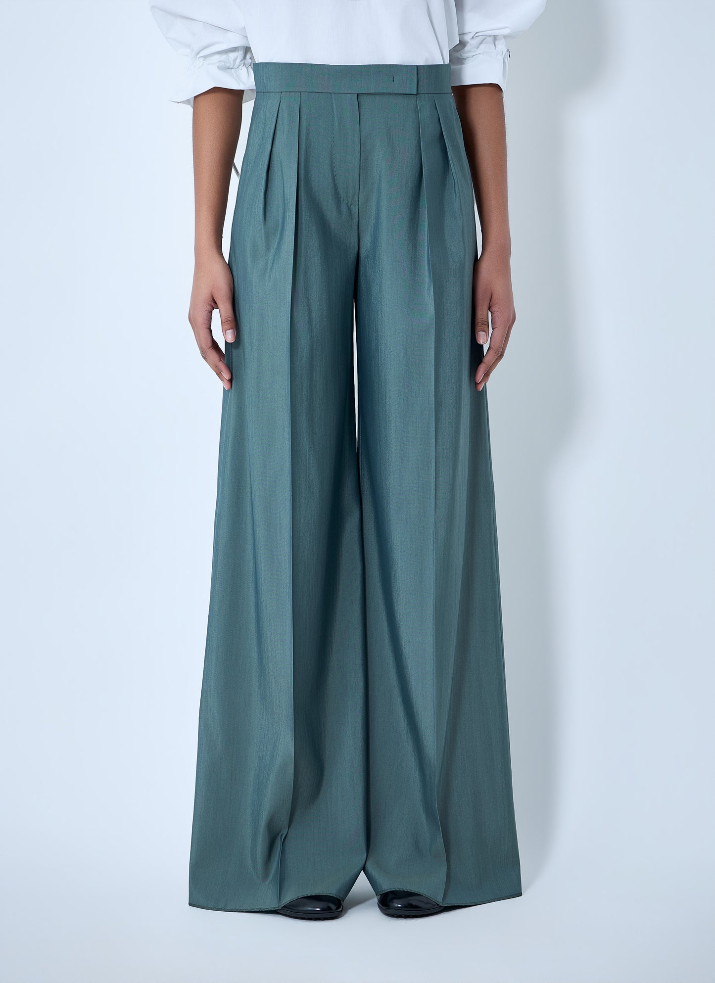 Max Mara Women High-Waisted Wide-Leg Trousers MAX MARA