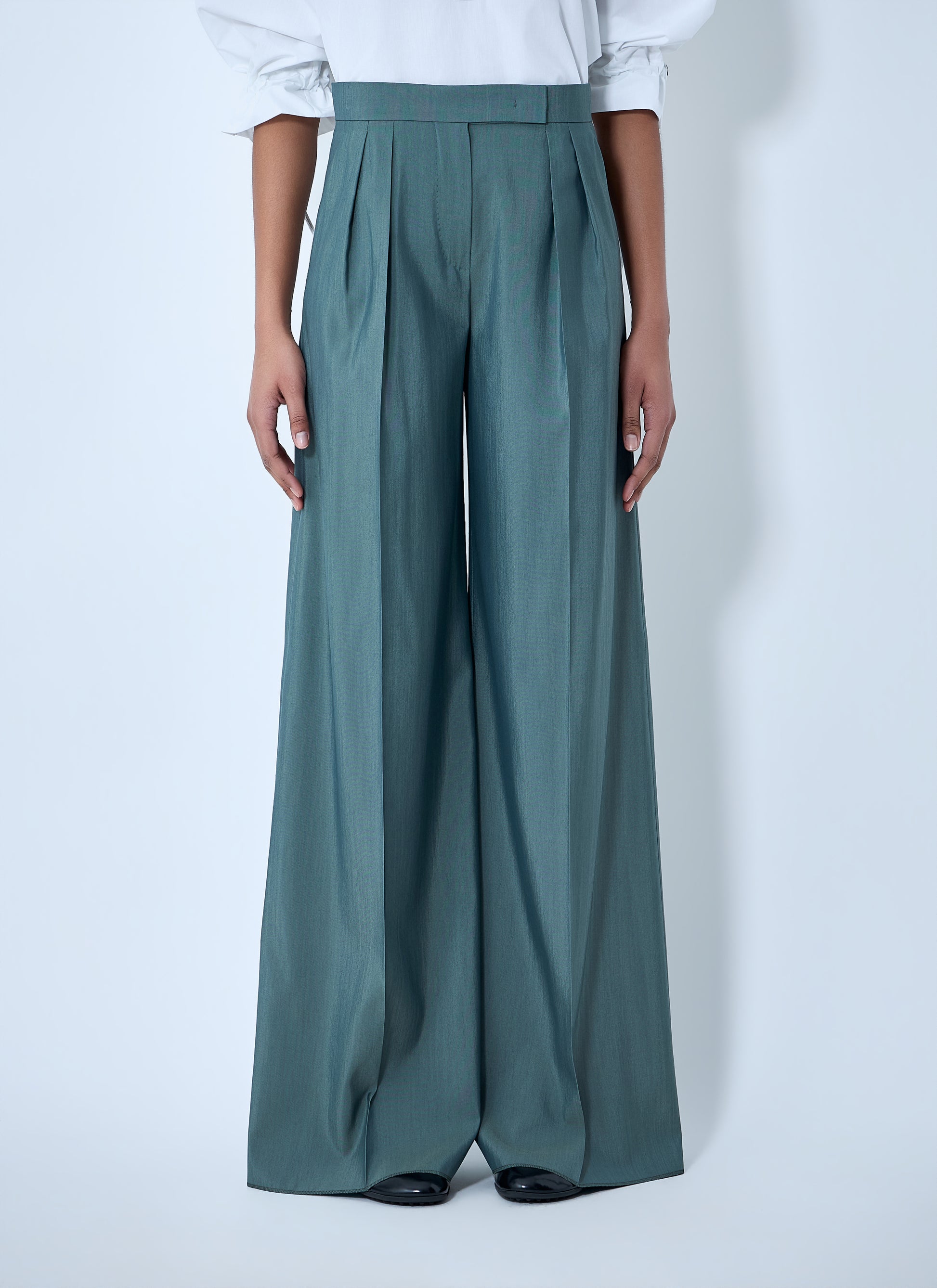 Max Mara Women High-Waisted Wide-Leg Trousers MAX MARA