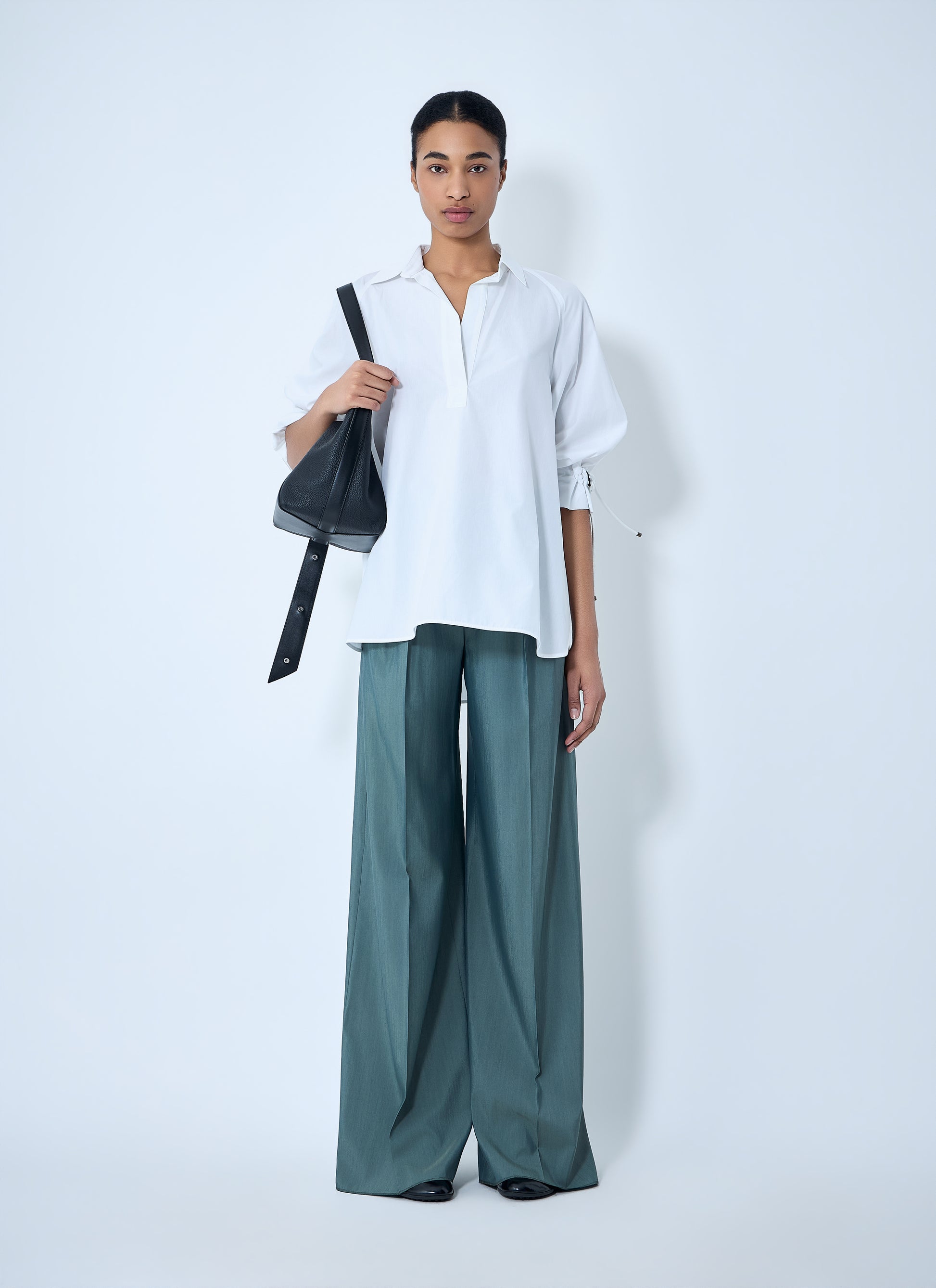 Max Mara Women High-Waisted Wide-Leg Trousers MAX MARA