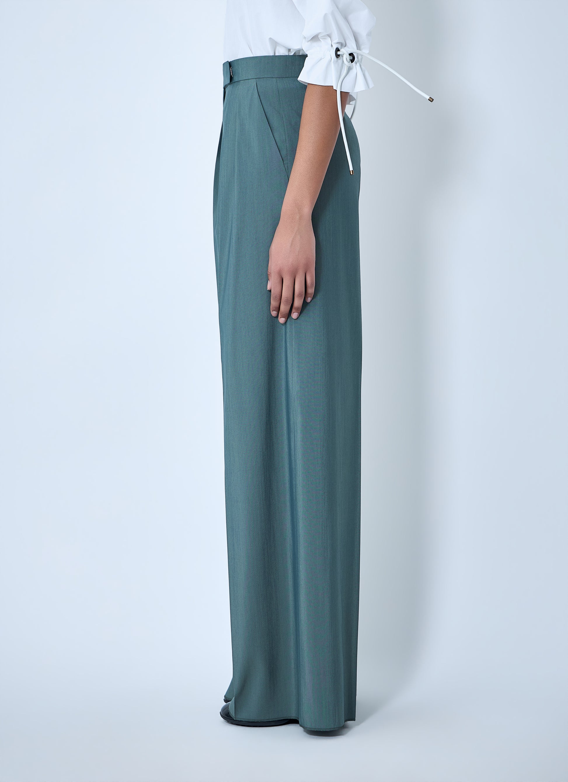 Max Mara Women High-Waisted Wide-Leg Trousers MAX MARA