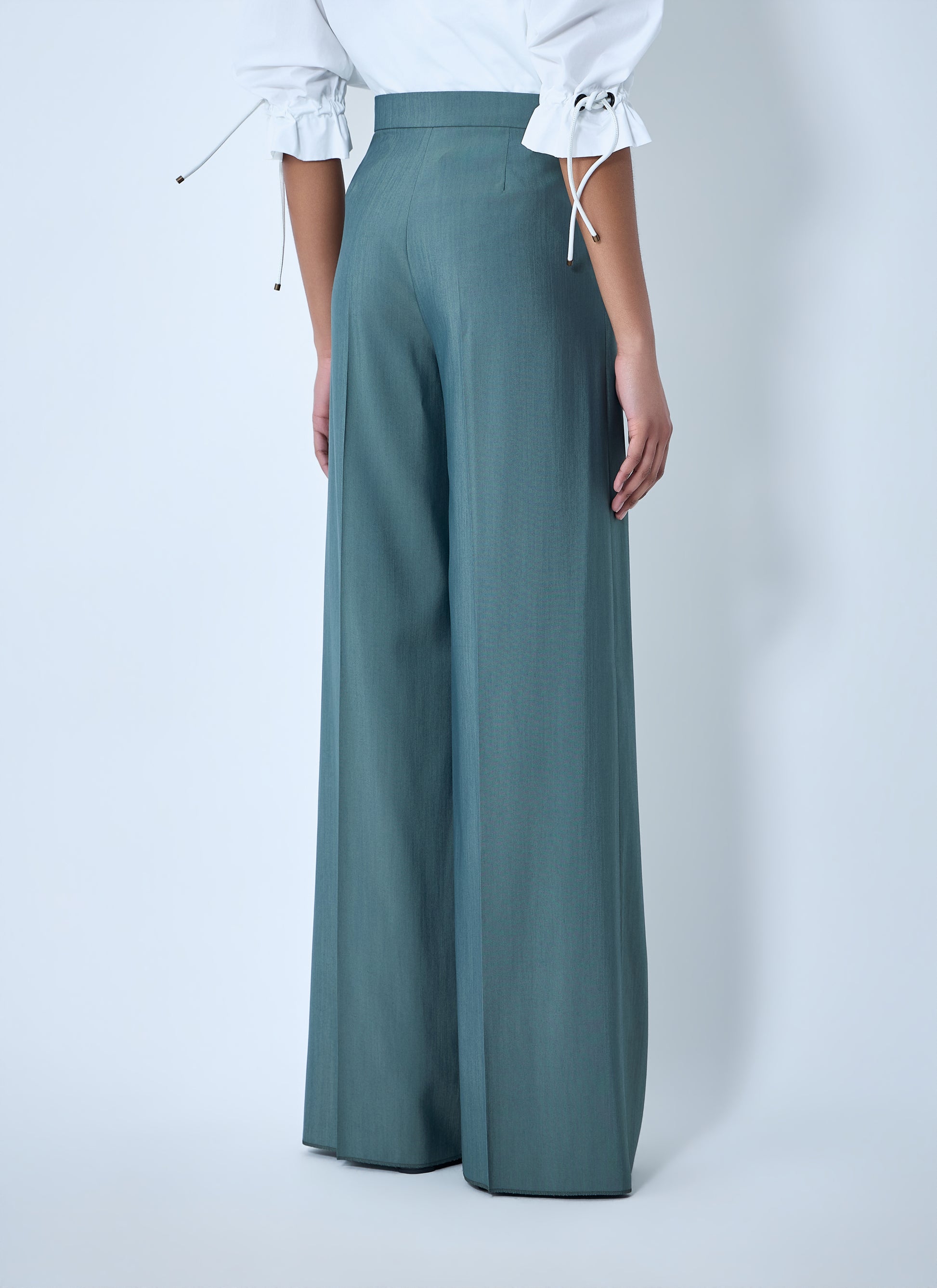 Max Mara Women High-Waisted Wide-Leg Trousers MAX MARA