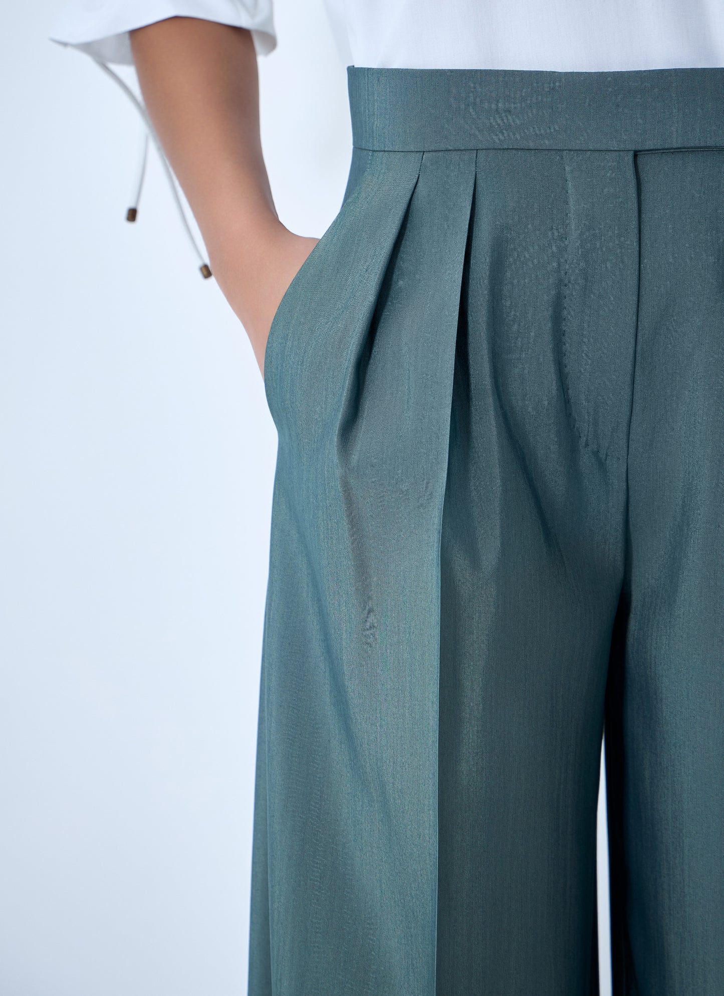 Max Mara Women High-Waisted Wide-Leg Trousers MAX MARA