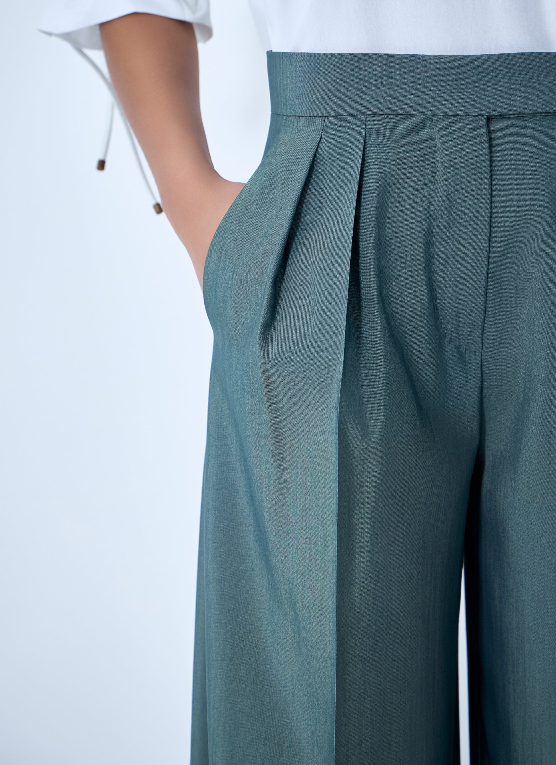 Max Mara Women High-Waisted Wide-Leg Trousers MAX MARA