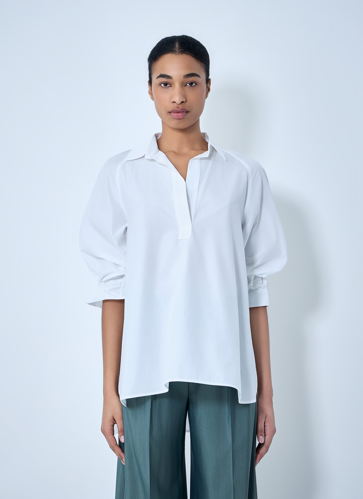 Max Mara Women Relaxed Poplin Tunic MAX MARA