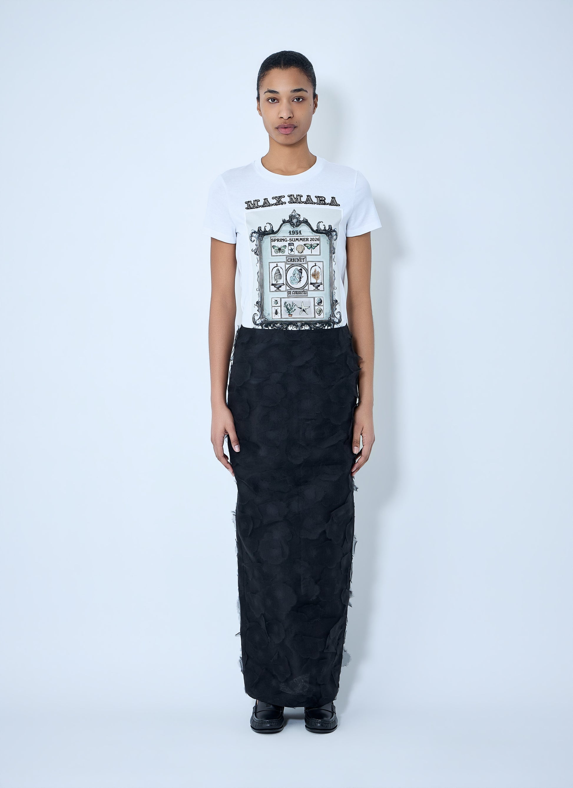 Max Mara Women Graphic Print Cotton T-Shirt MAX MARA
