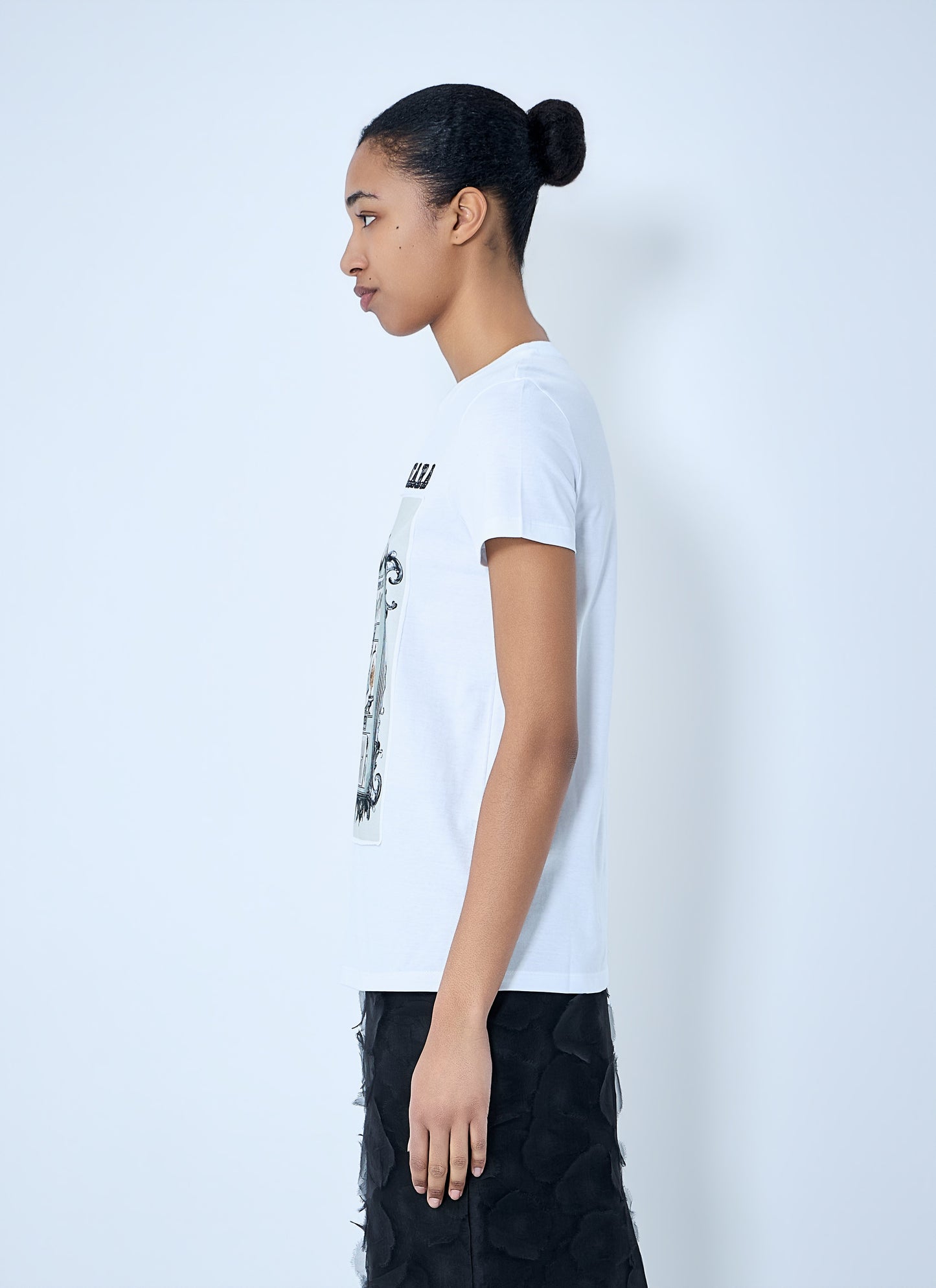 Max Mara Women Graphic Print Cotton T-Shirt MAX MARA