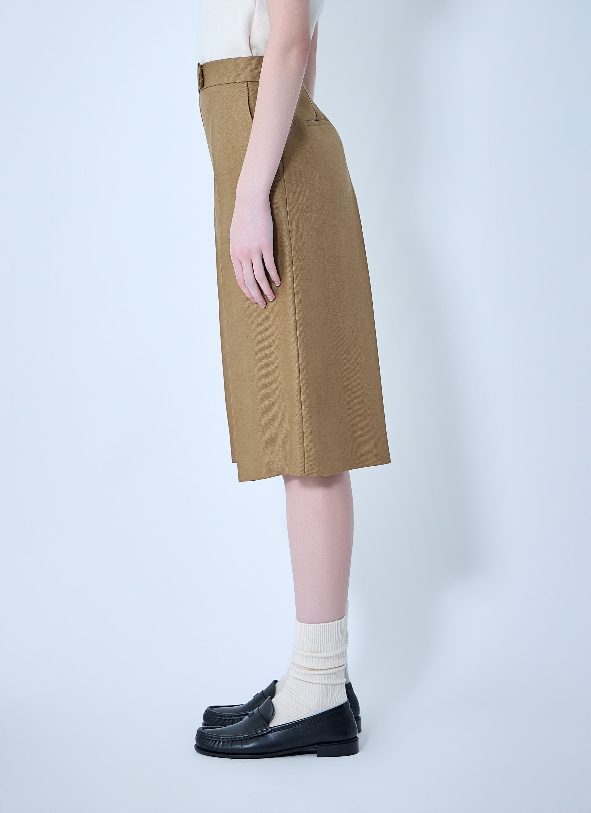Max Mara Women Linen Bermuda Shorts MAX MARA