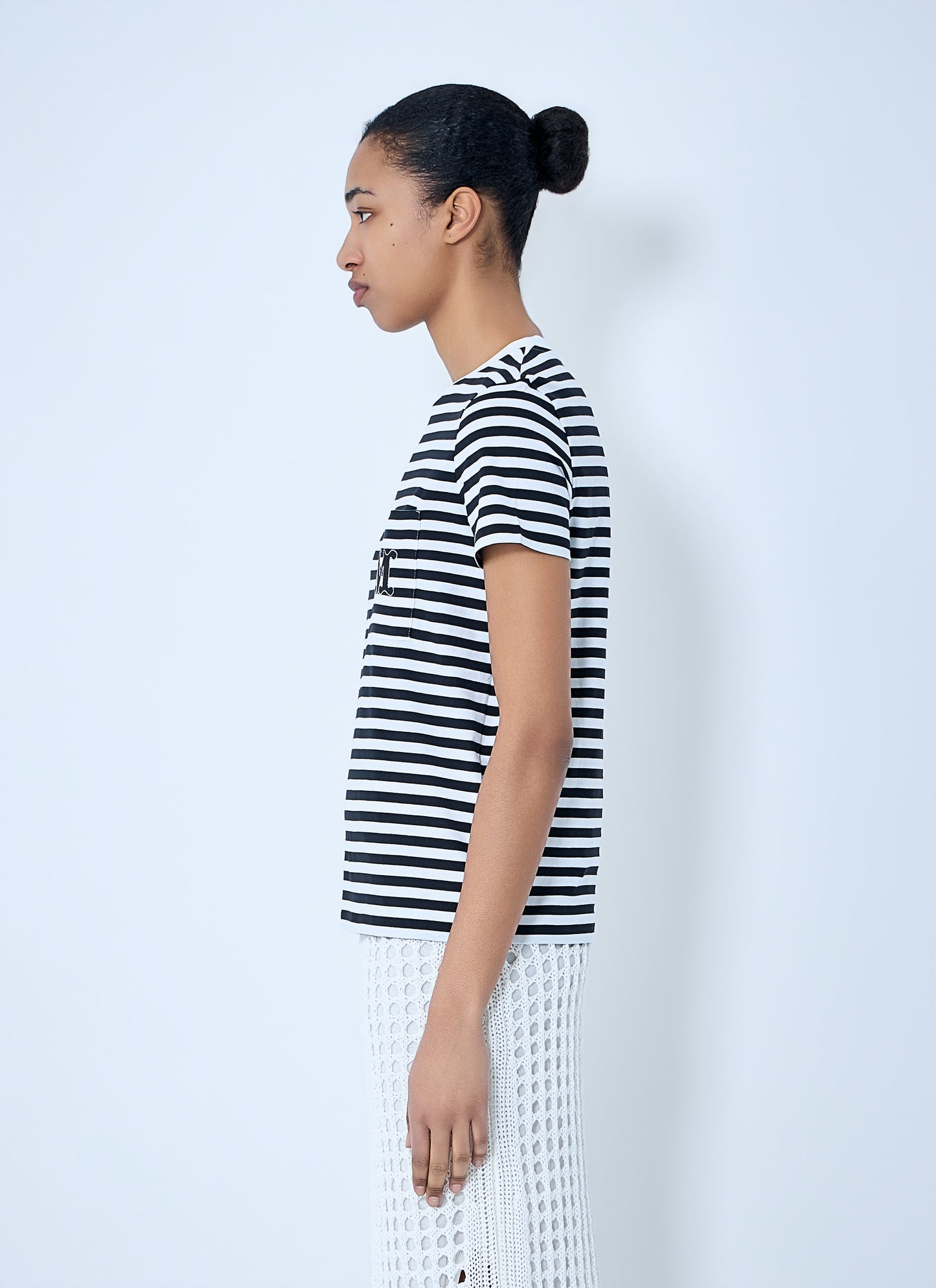 Max Mara Women Striped Cotton Jersey T-Shirt MAX MARA