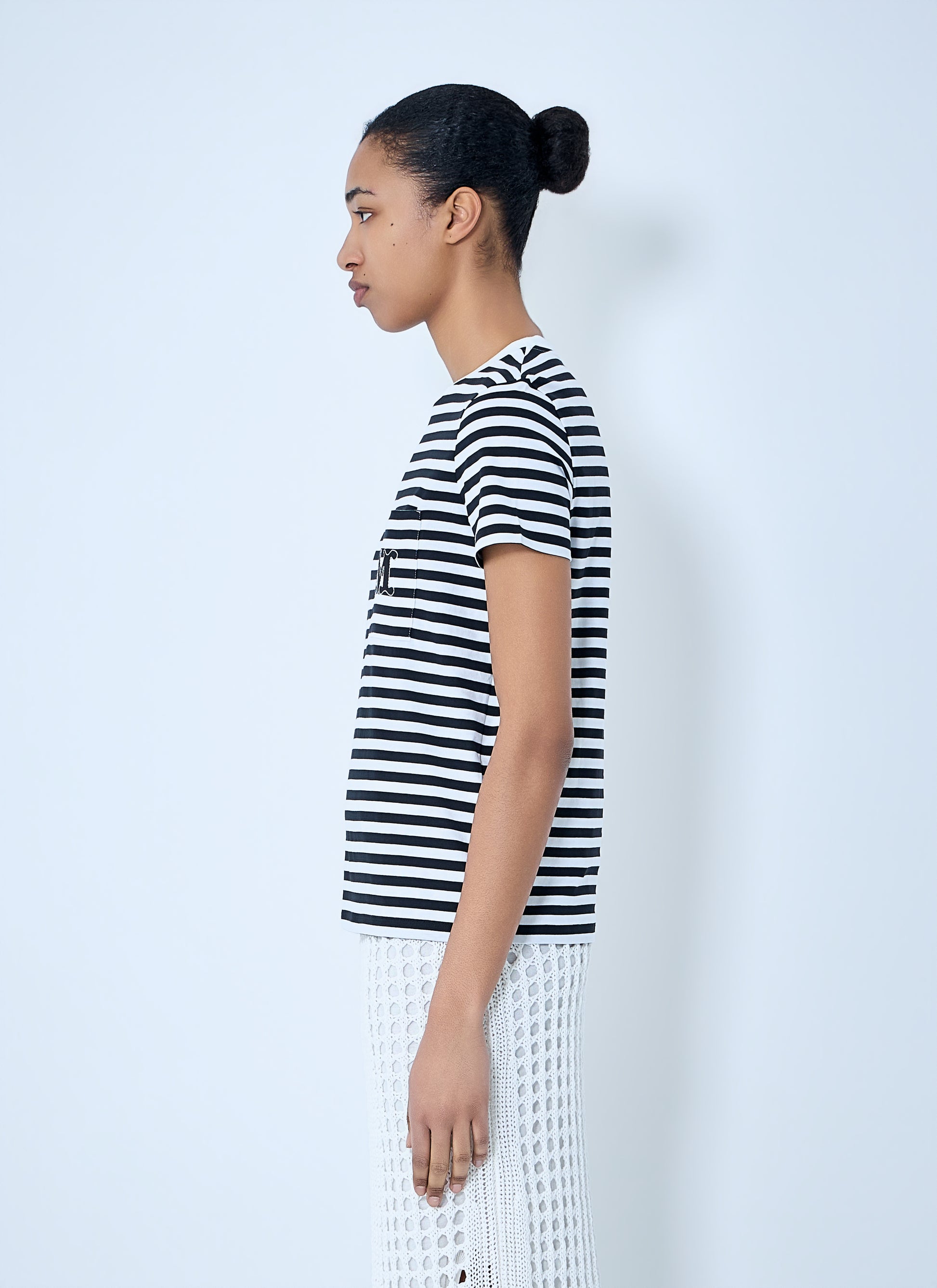 Max Mara Women Striped Cotton Jersey T-Shirt MAX MARA