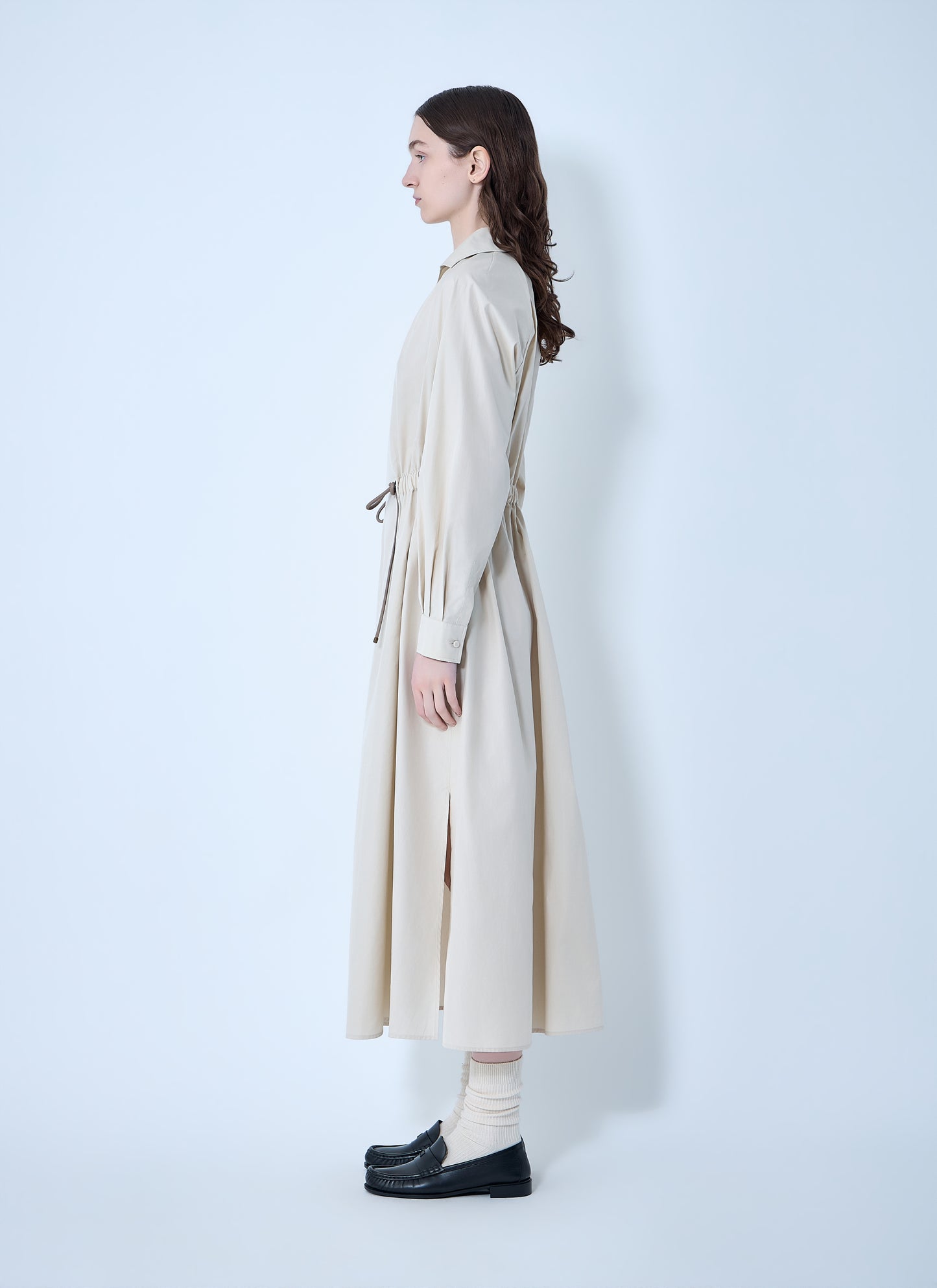 Max Mara Women Pedaggi Cotton Popeline Midi Dress MAX MARA