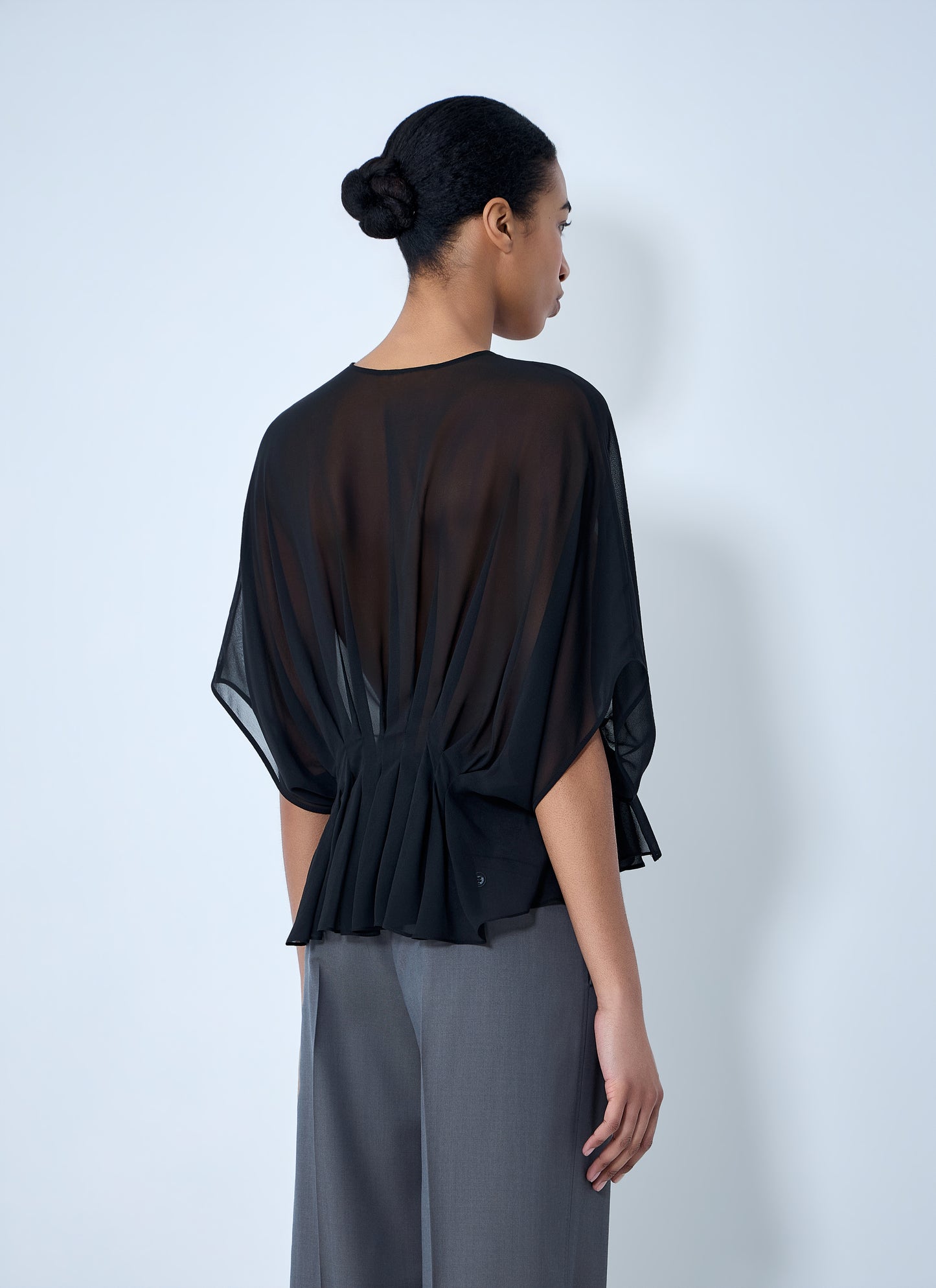 Max Mara Women Sheer Button-Front Blouse MAX MARA