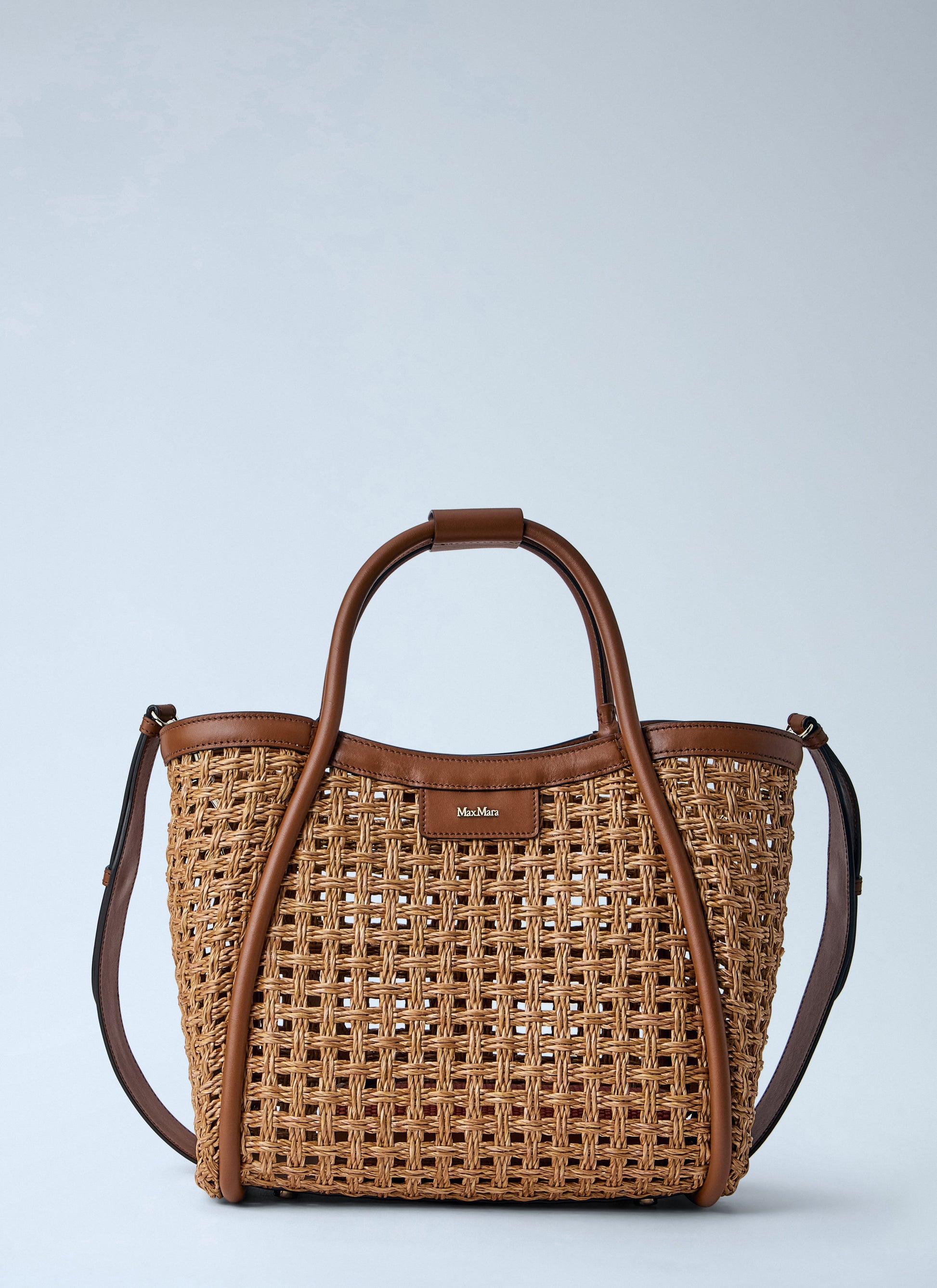 Max Mara Women Woven Leather Tote Bag MAX MARA