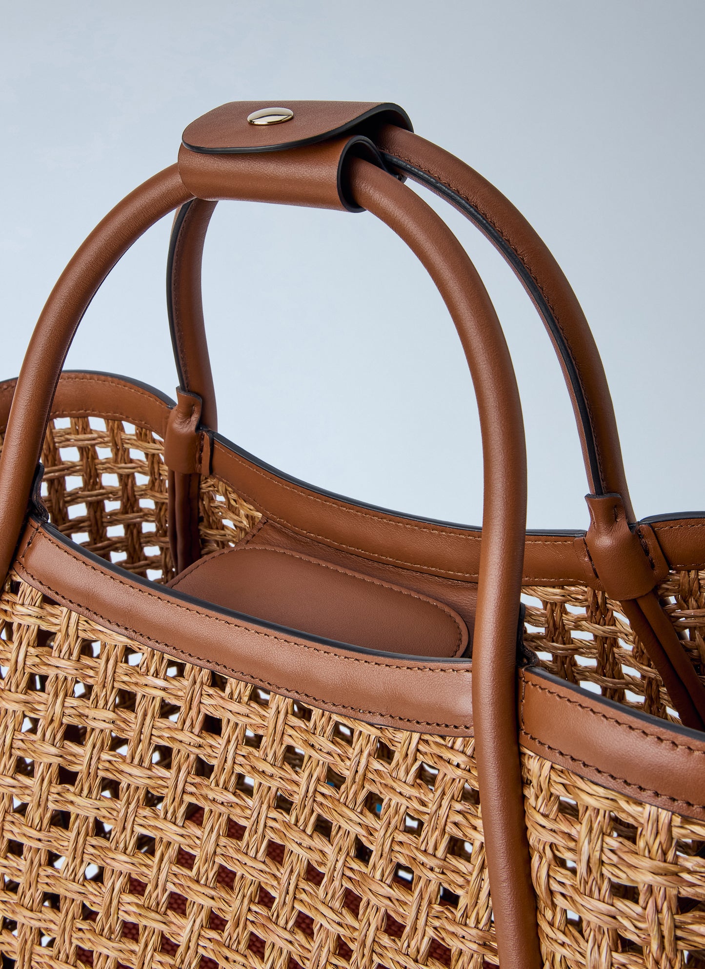 Max Mara Women Woven Leather Tote Bag MAX MARA