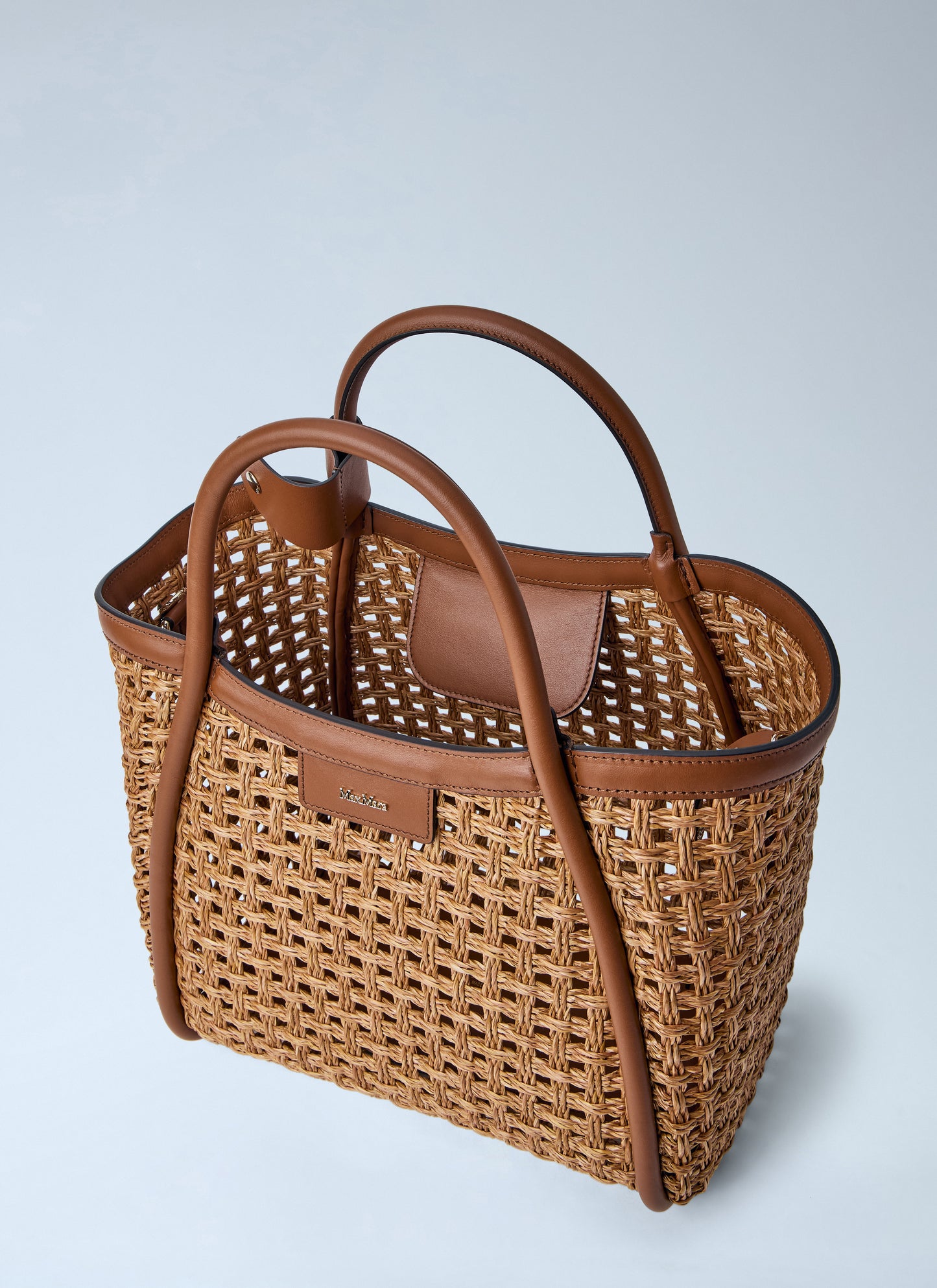Max Mara Women Woven Leather Tote Bag MAX MARA