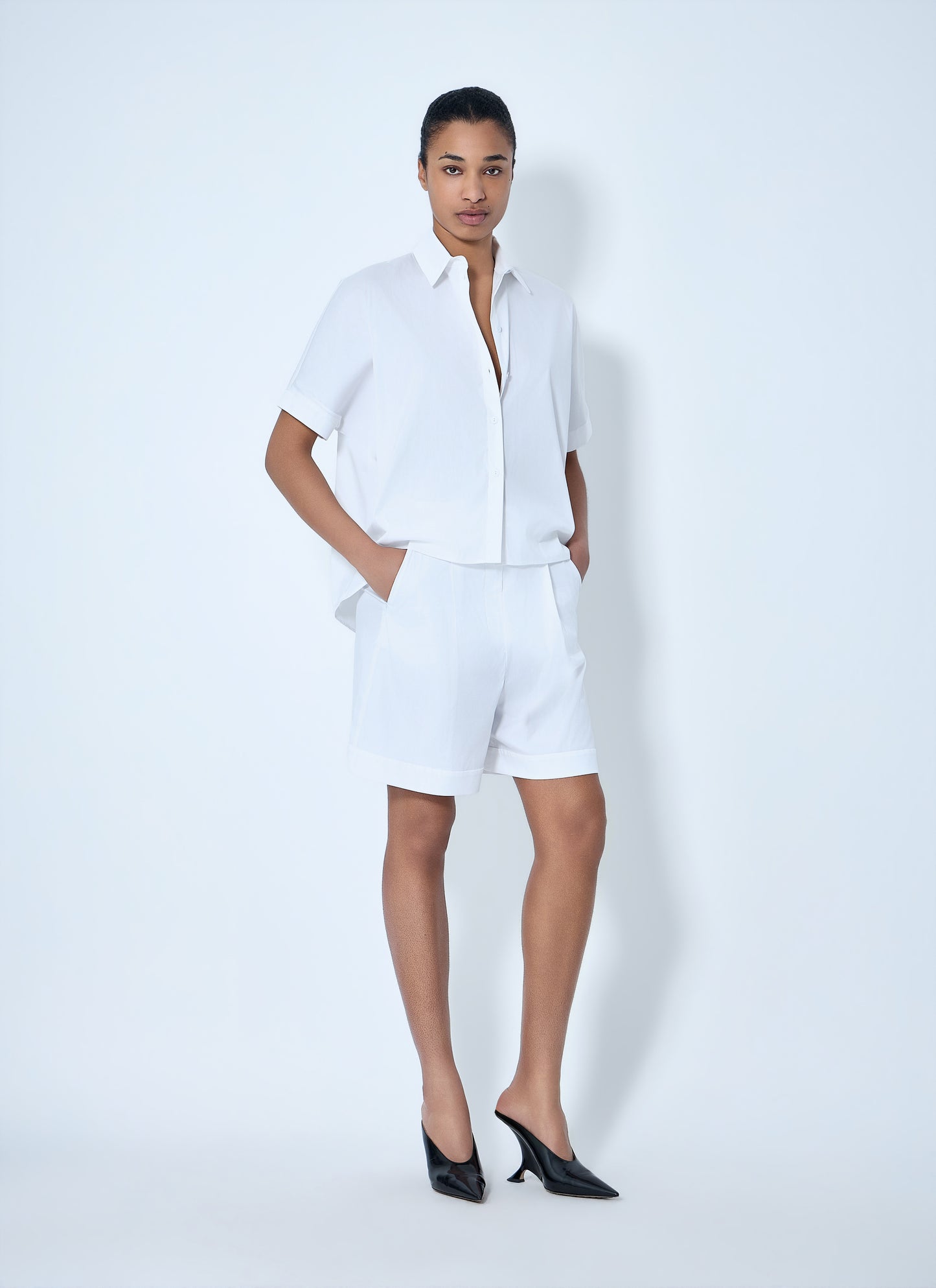 Max Mara Women Pleated High-Waist Shorts MAX MARA