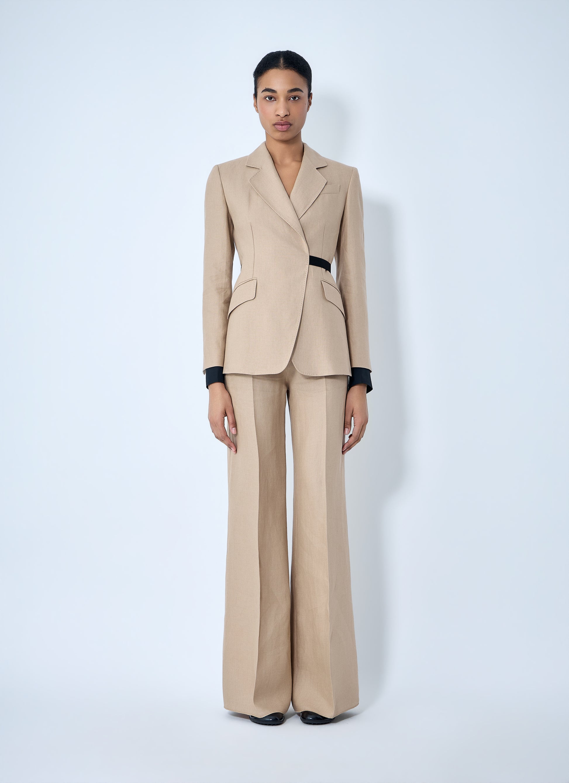 Max Mara Women Textured Notch Lapel Blazer MAX MARA