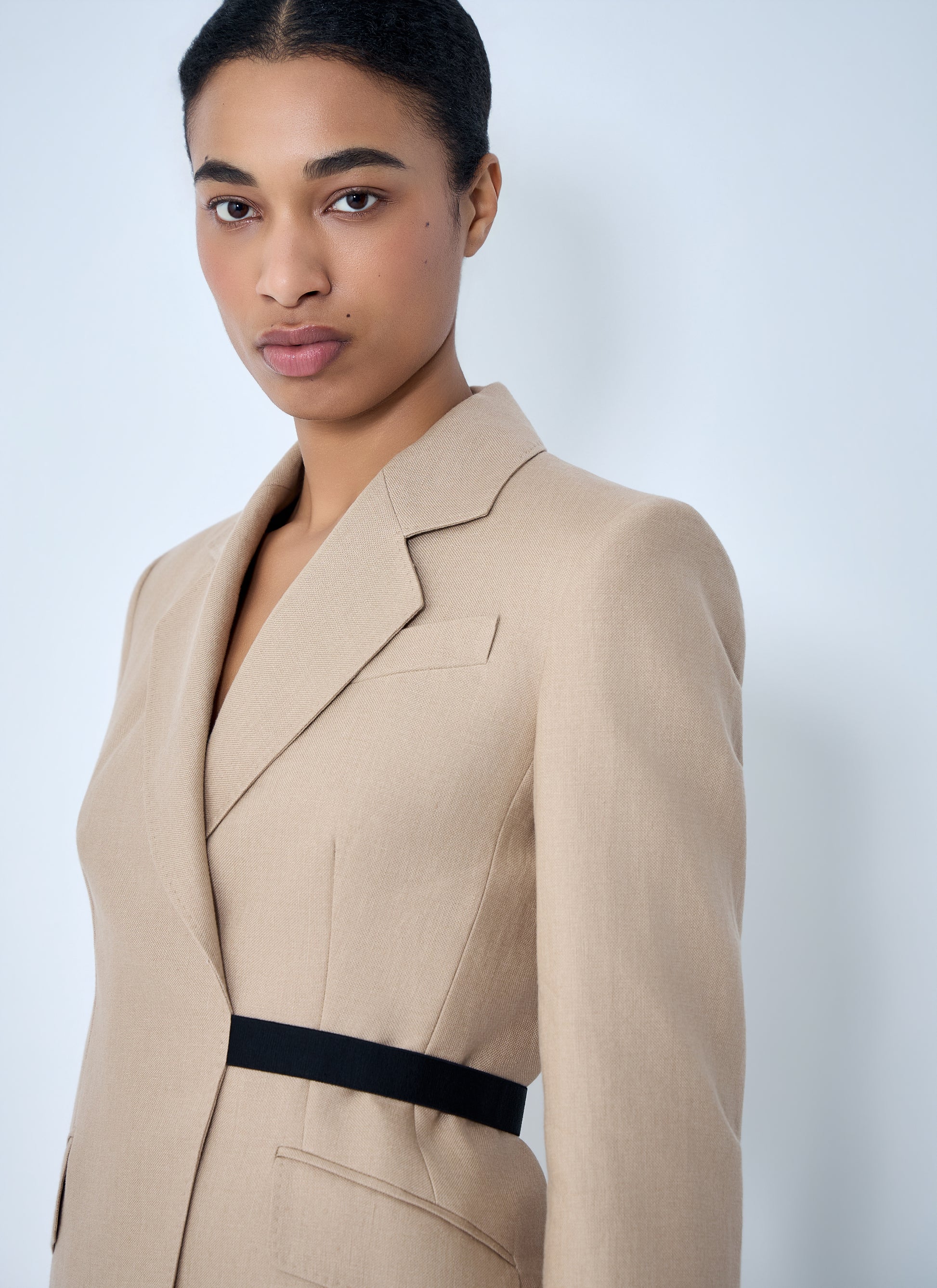 Max Mara Women Textured Notch Lapel Blazer MAX MARA
