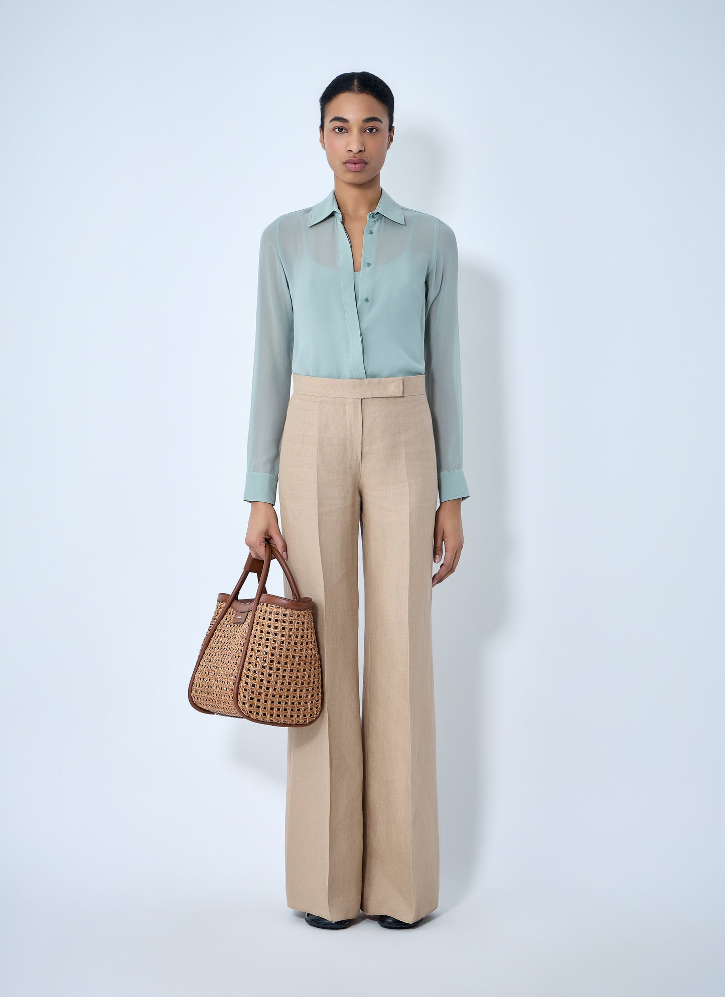 Max Mara Women High-Waisted Wide-Leg Trousers MAX MARA