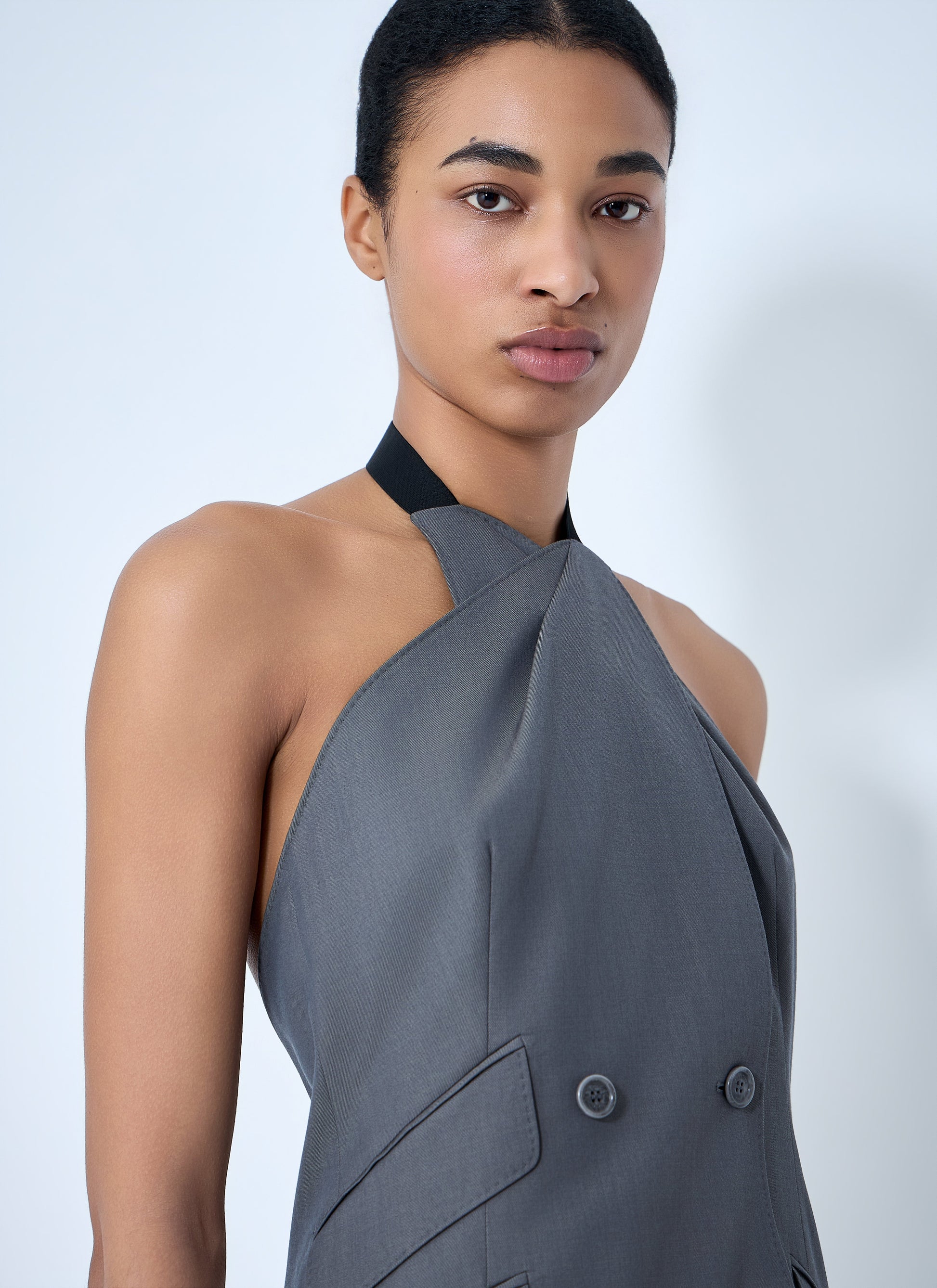 Max Mara Women Double-Breasted Halter Neck Top MAX MARA