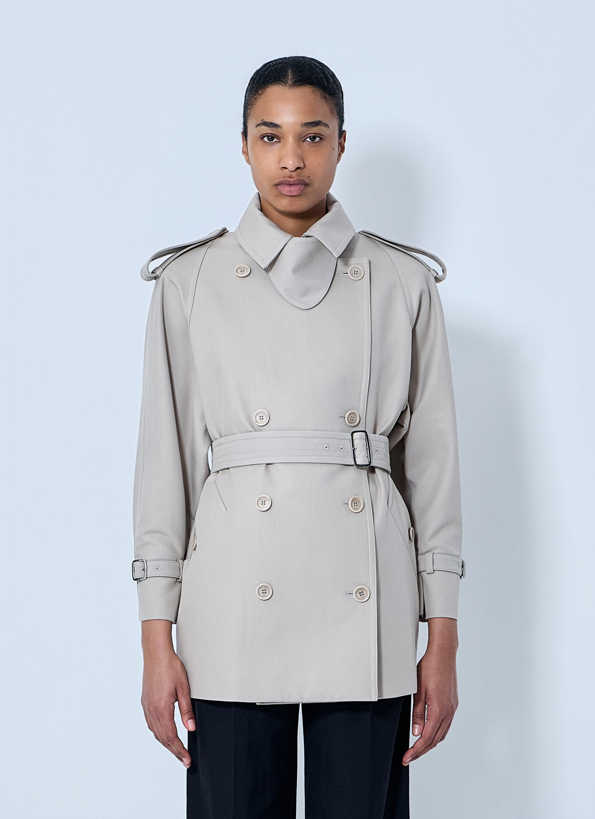 Max Mara Women Double-Breasted Trench Coat MAX MARA