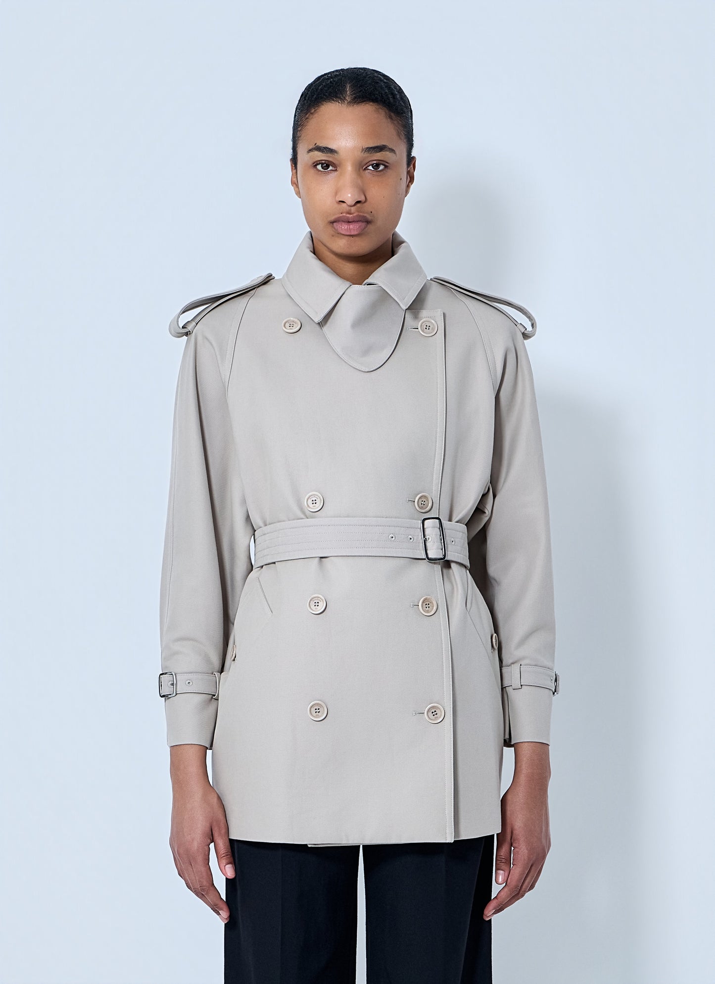 Max Mara Women Double-Breasted Trench Coat MAX MARA