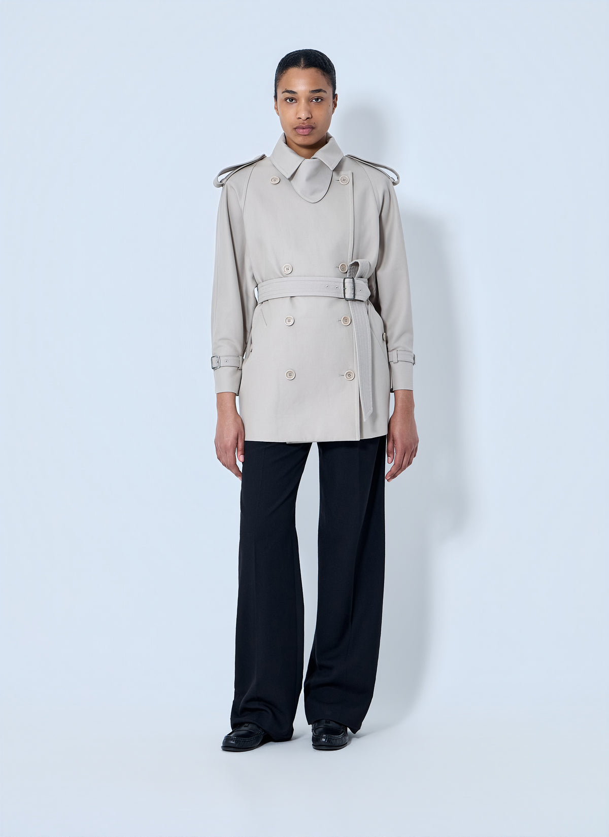 Max Mara Women Double-Breasted Trench Coat MAX MARA