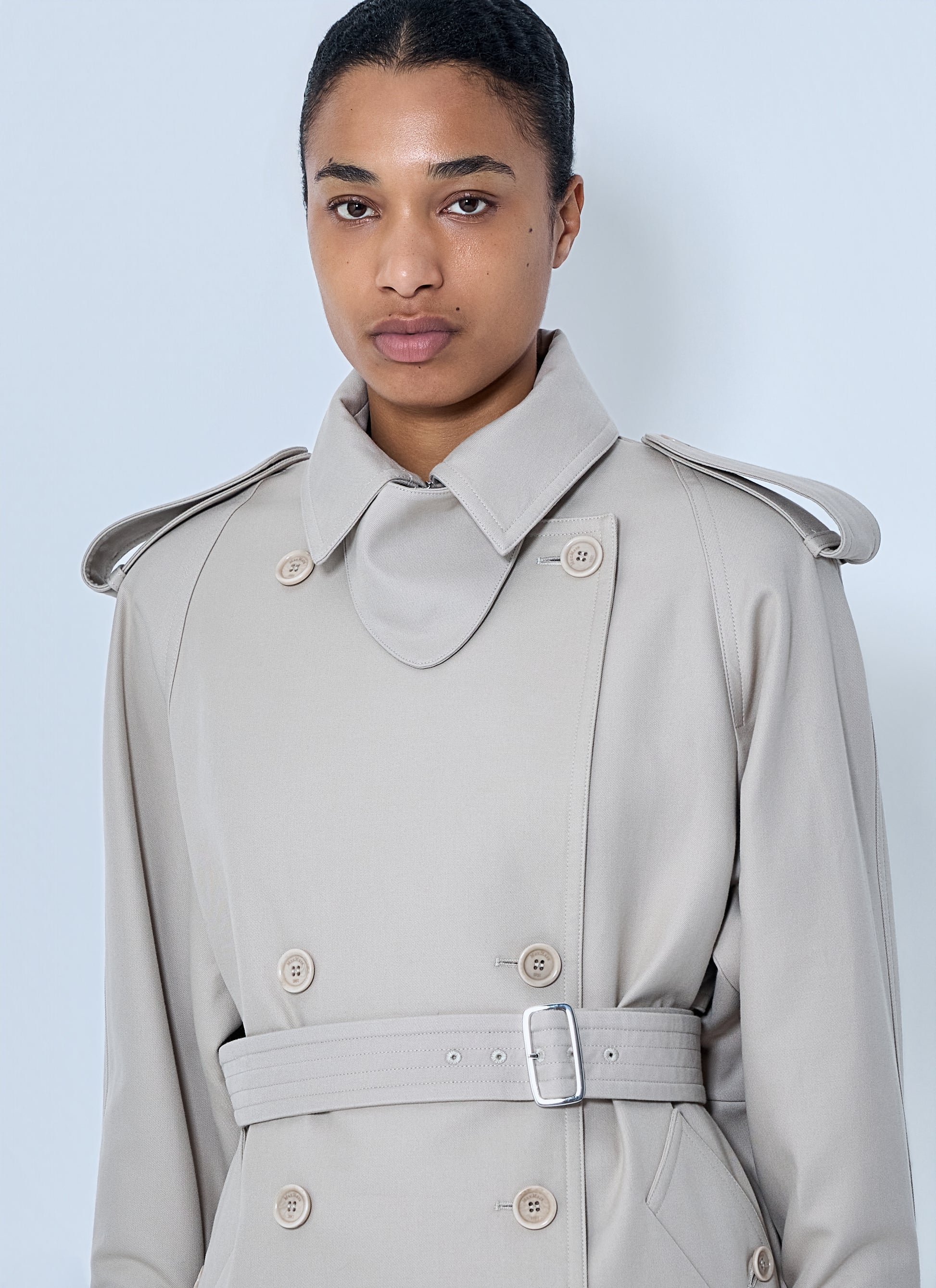 Max Mara Women Double-Breasted Trench Coat MAX MARA