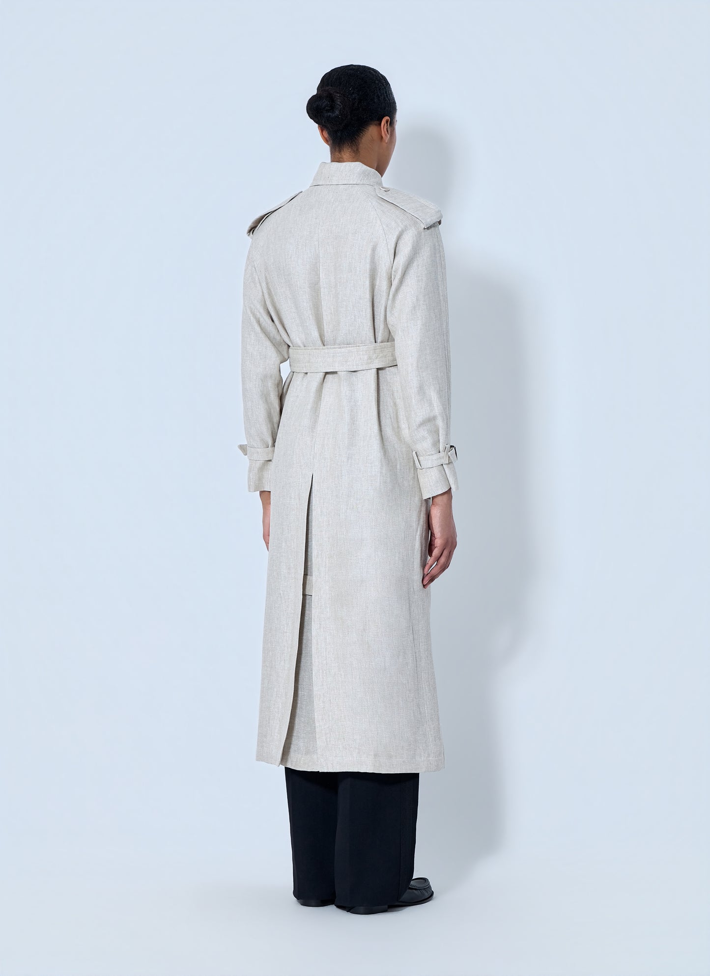 Max Mara Women Double-Breasted Trench Coat
