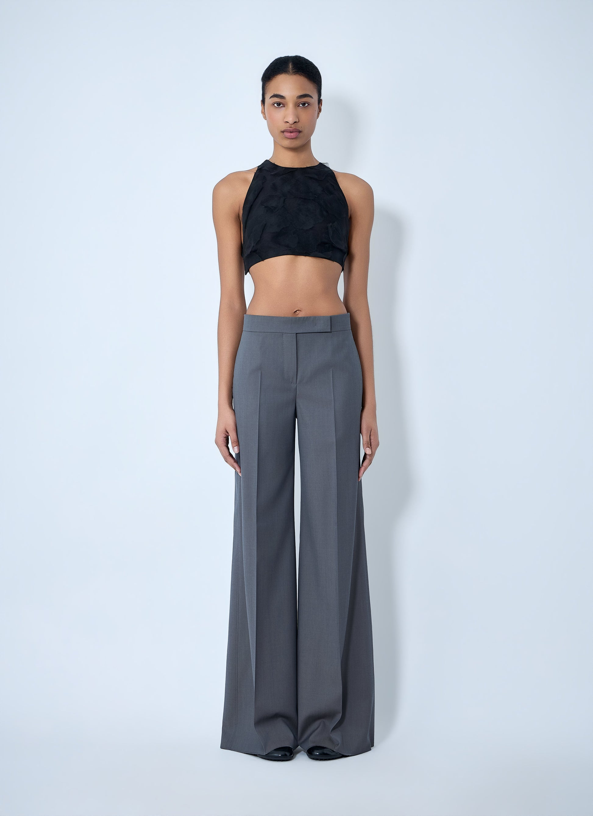 Max Mara Women Suede Halter Crop Top MAX MARA