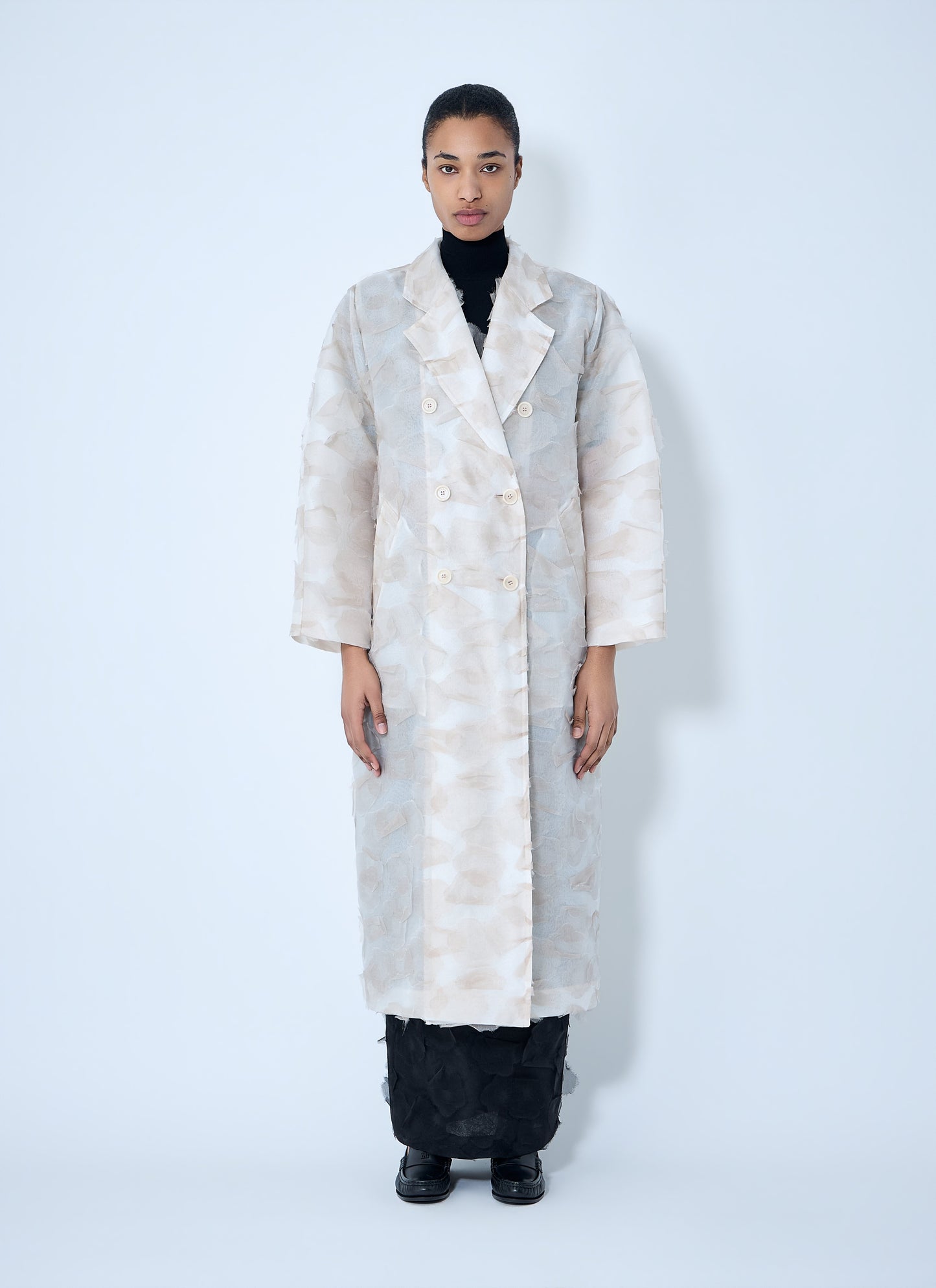 Max Mara Women Double-Breasted Long Coat MAX MARA