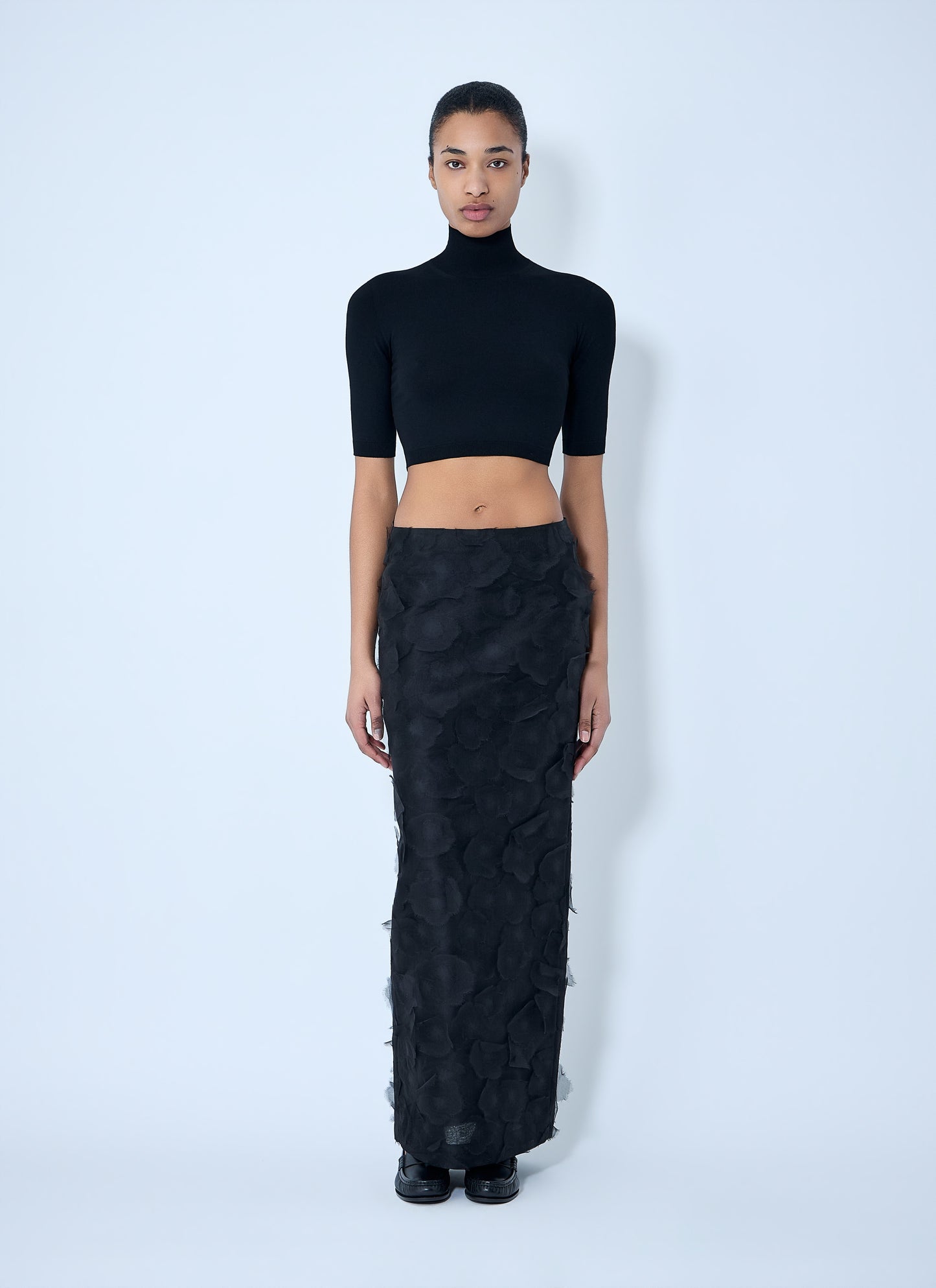 Max Mara Women High-Neck Cropped Knit Top MAX MARA