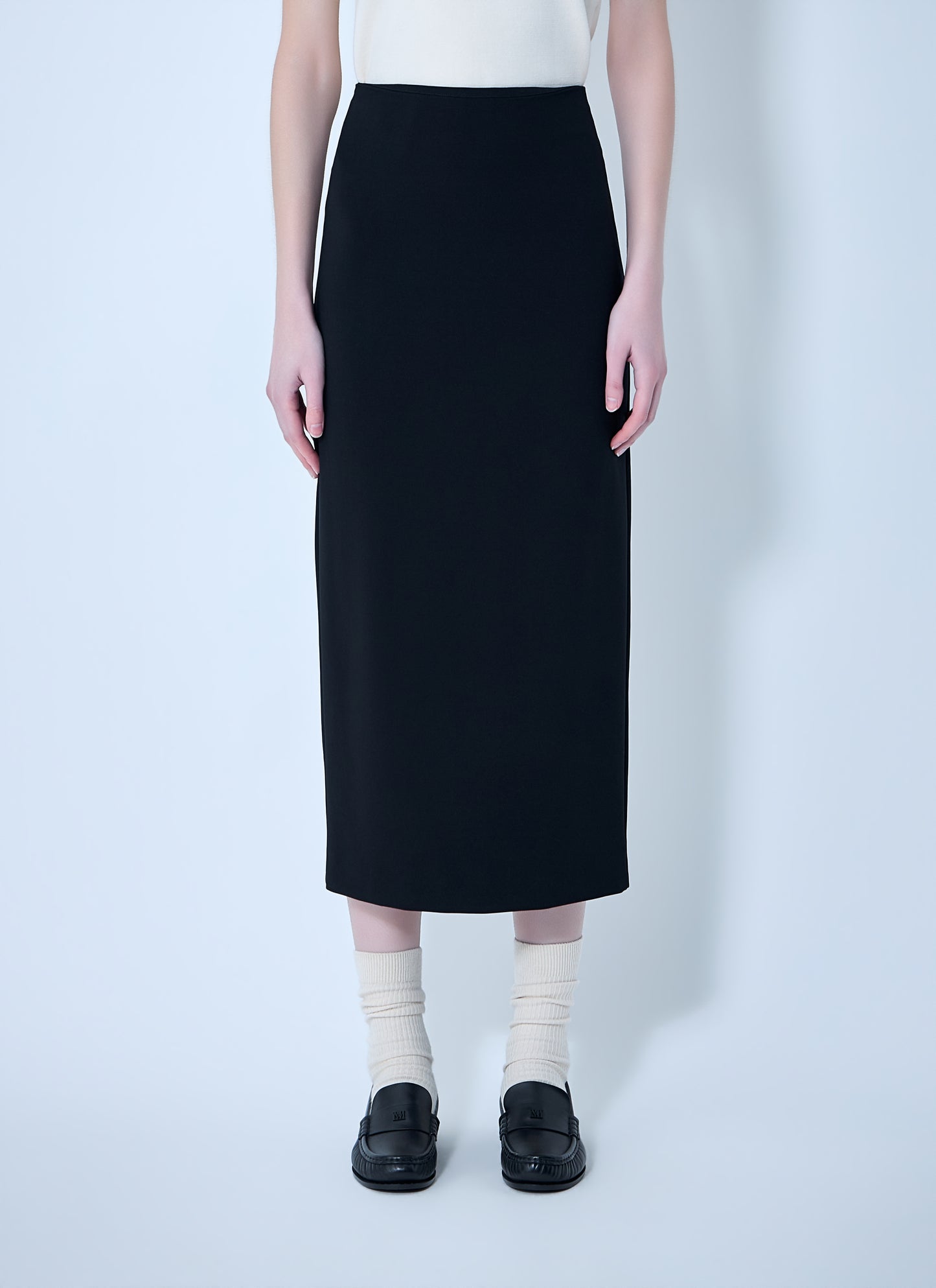 Max Mara Women Compact Crêpe Jersey Midi Skirt MAX MARA