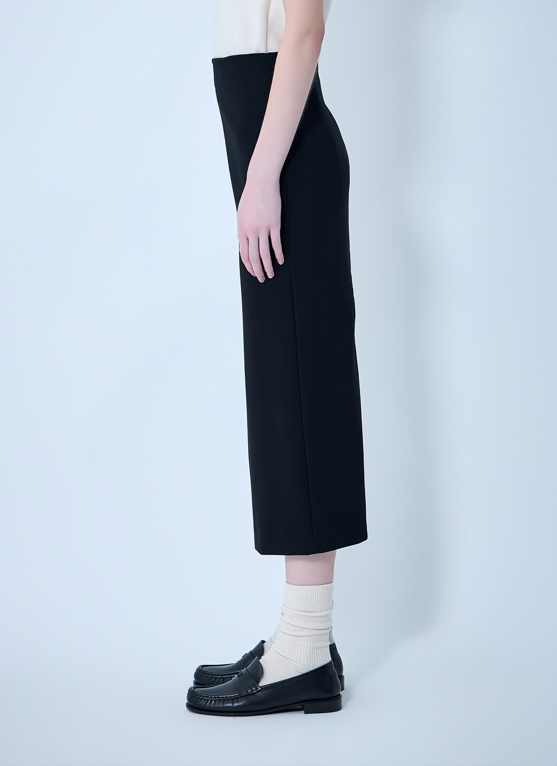 Max Mara Women Compact Crêpe Jersey Midi Skirt MAX MARA