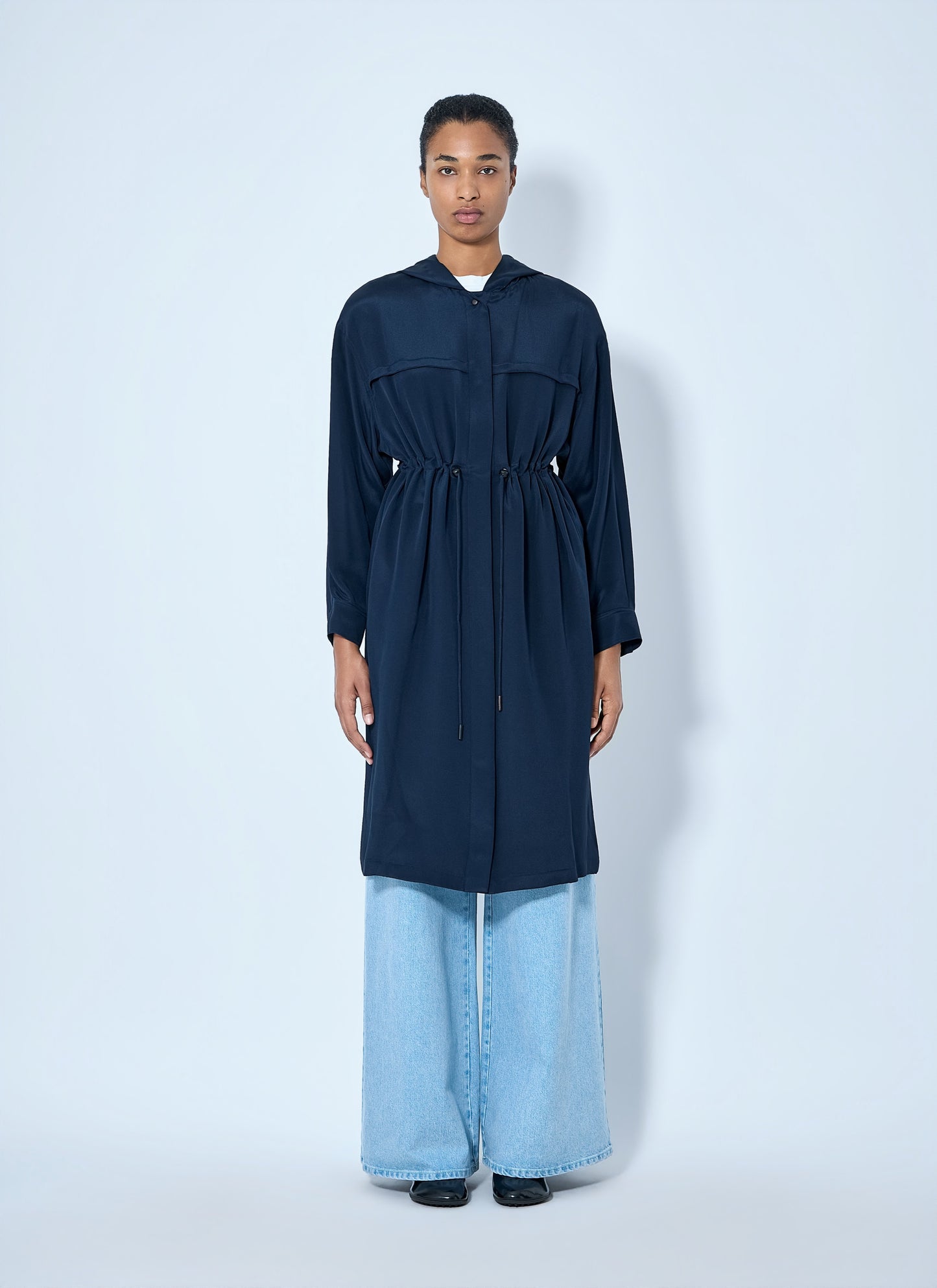 Max Mara Women Drawstring Hooded Coat MAX MARA