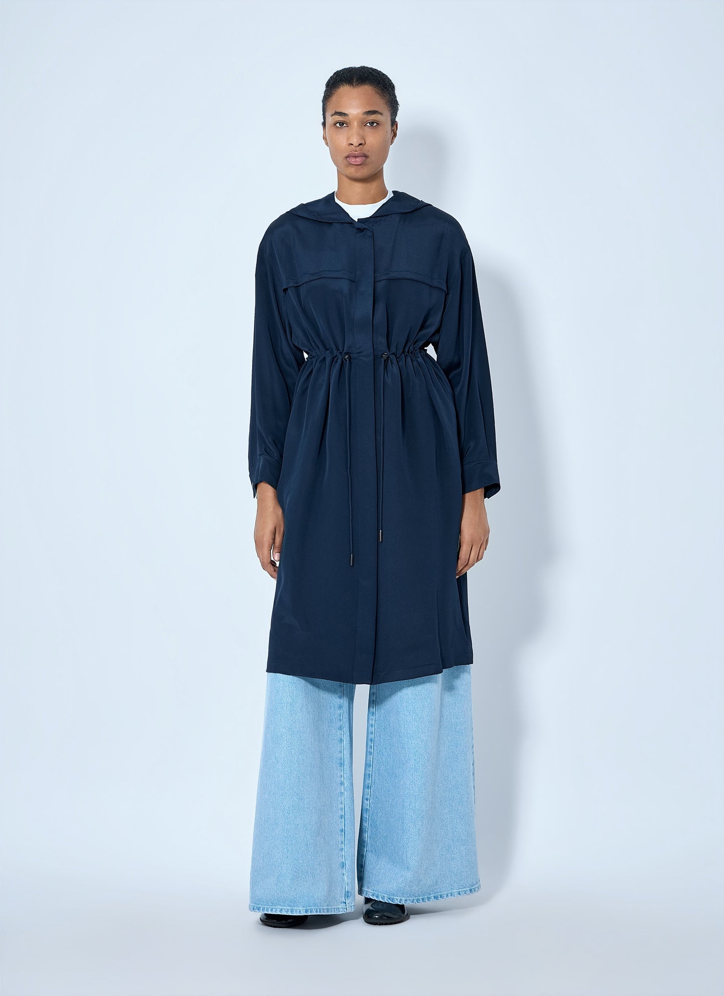 Max Mara Women Drawstring Hooded Coat MAX MARA