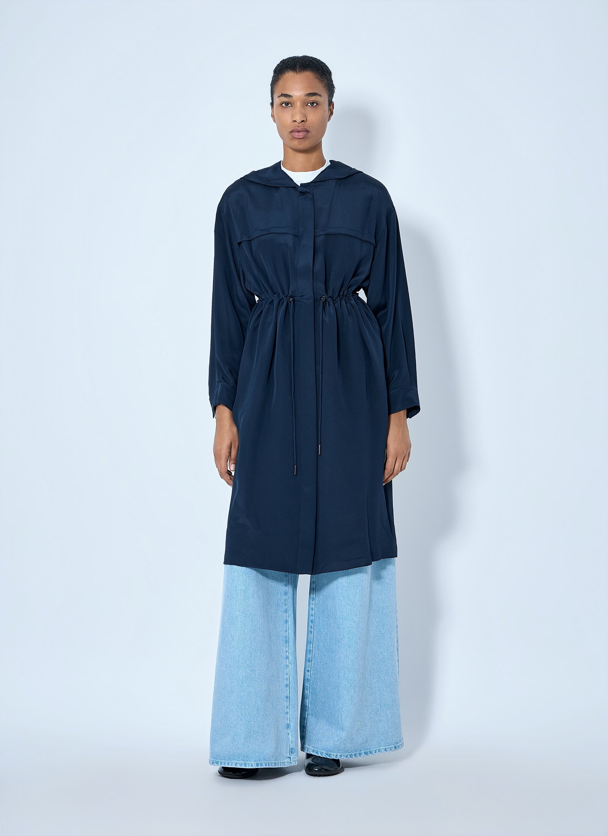Max Mara Women Drawstring Hooded Coat MAX MARA