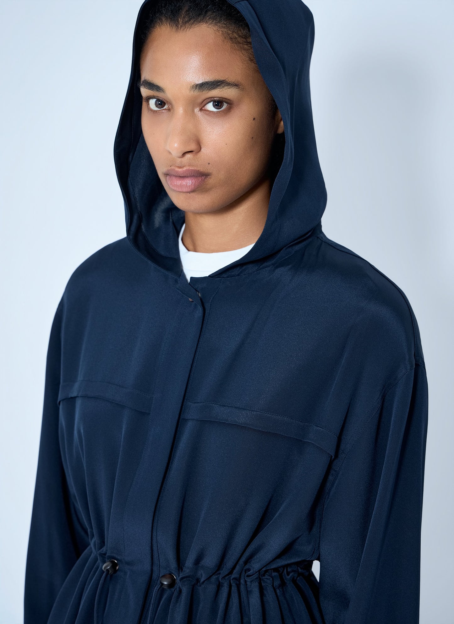 Max Mara Women Drawstring Hooded Coat MAX MARA