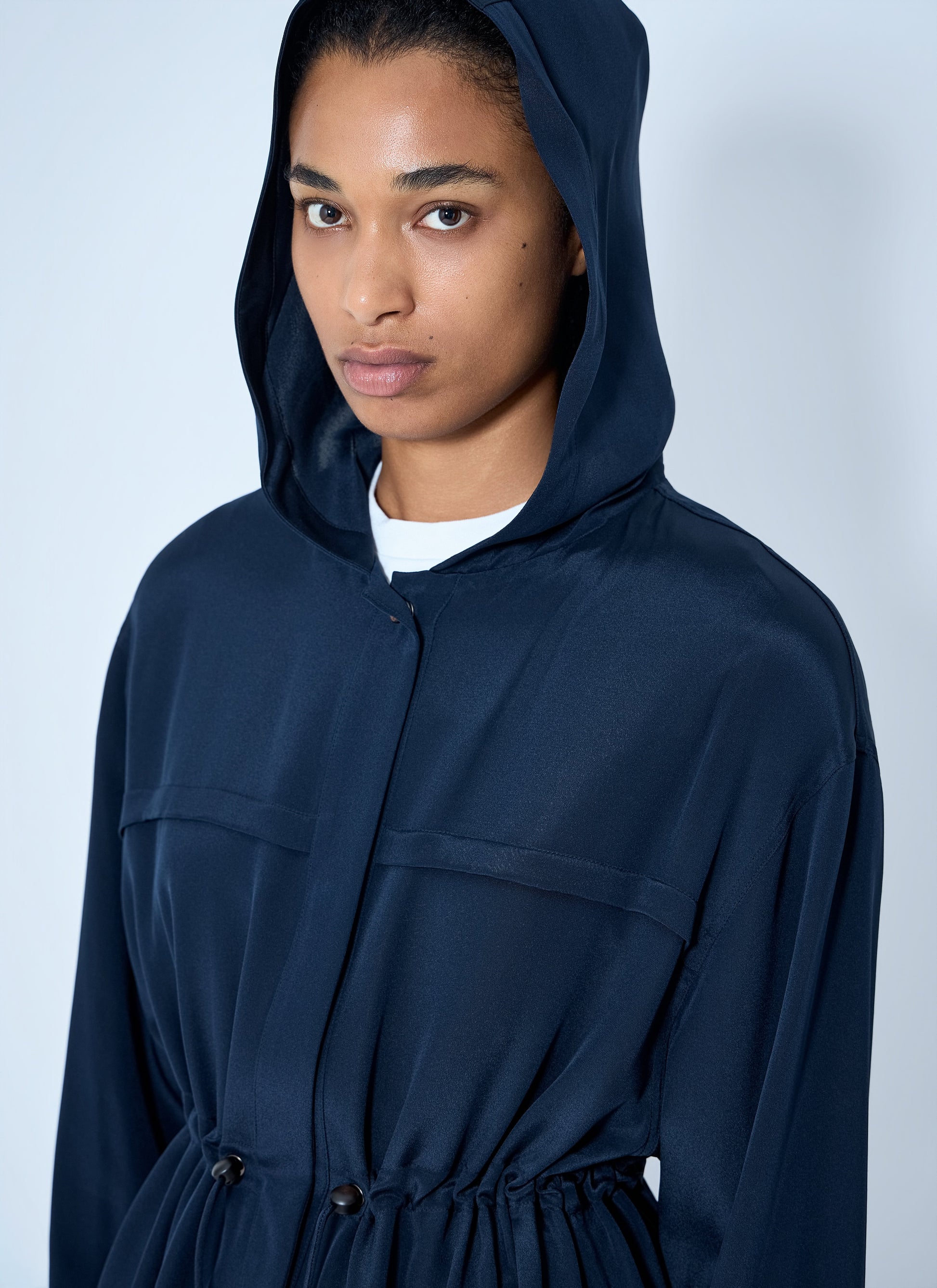 Max Mara Women Drawstring Hooded Coat MAX MARA