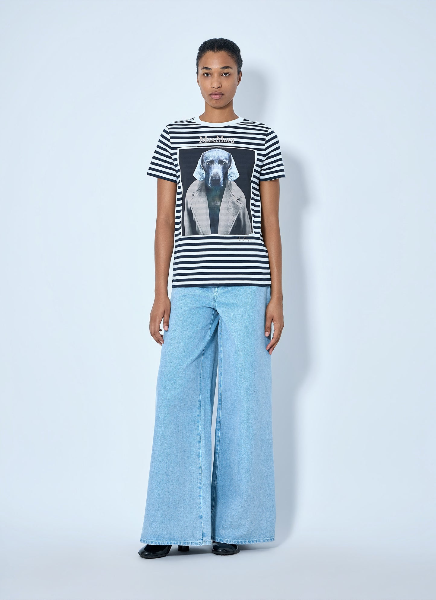Max Mara Women Wide-Leg Denim Trousers MAX MARA